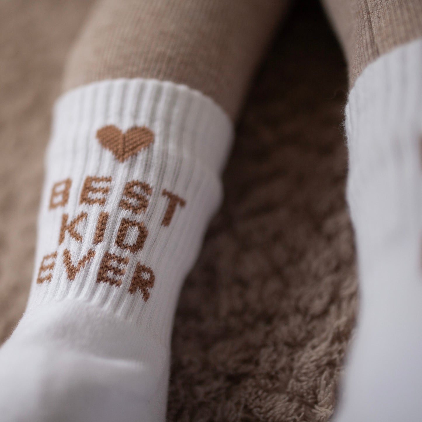 Kinder Tennissocken „Best kid ever“