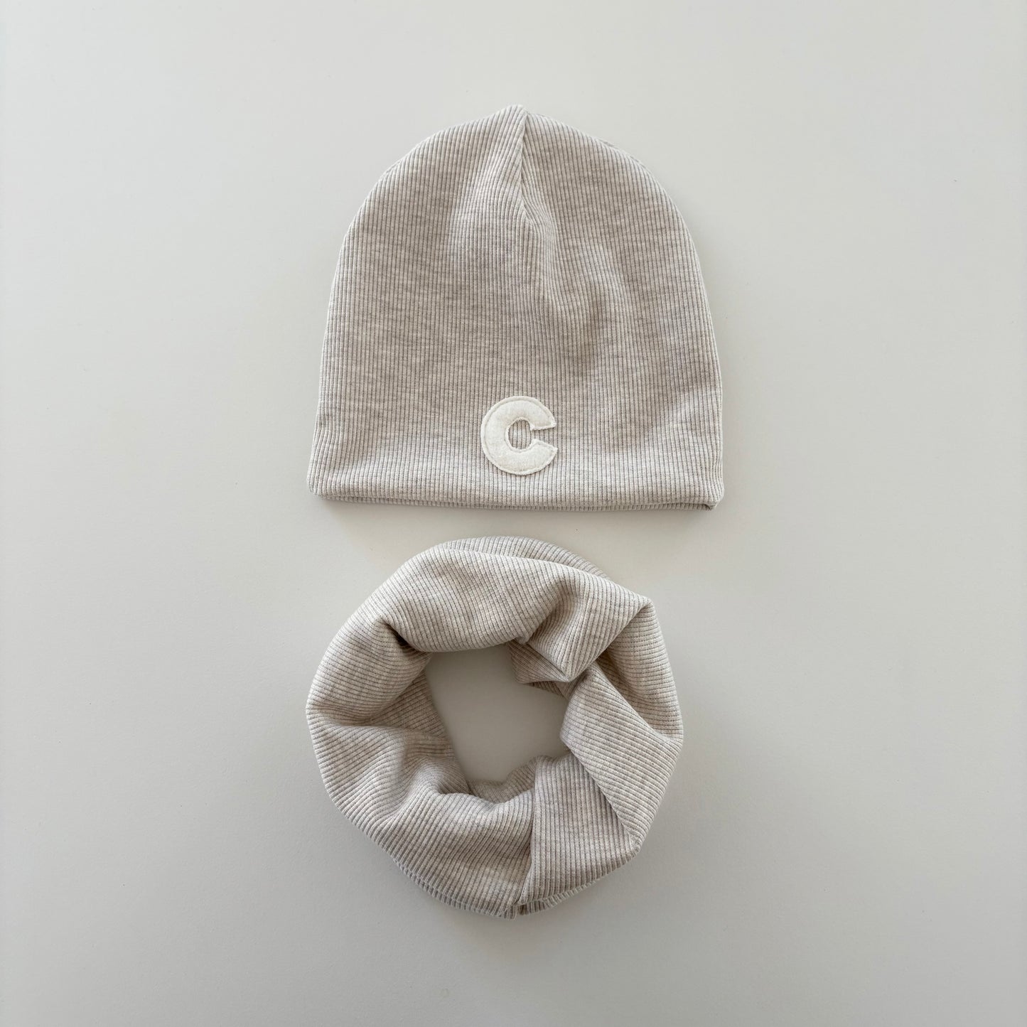 Set Beanie ohne Umschlag & Loop