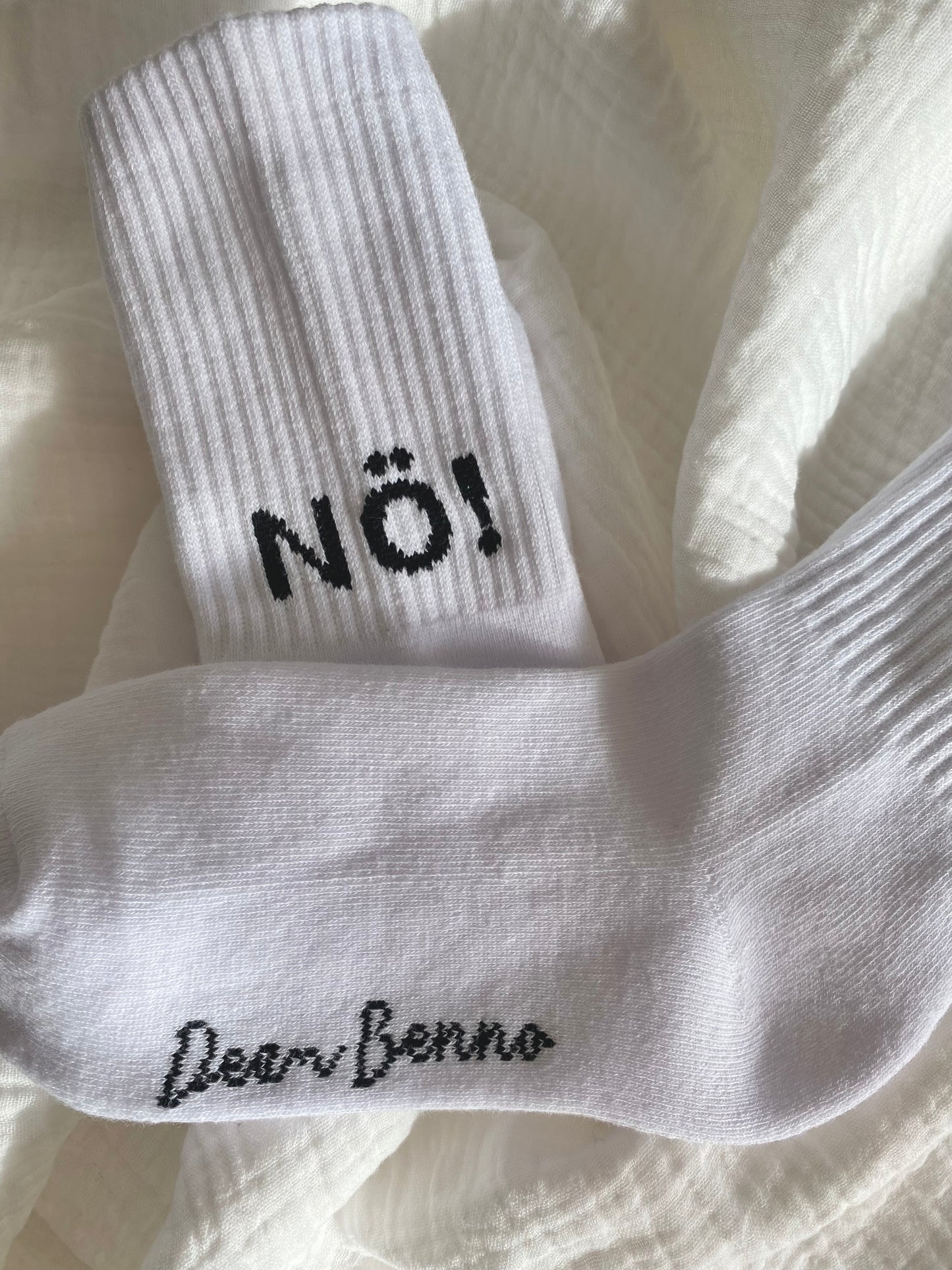 Kinder Tennissocken „Nö!“