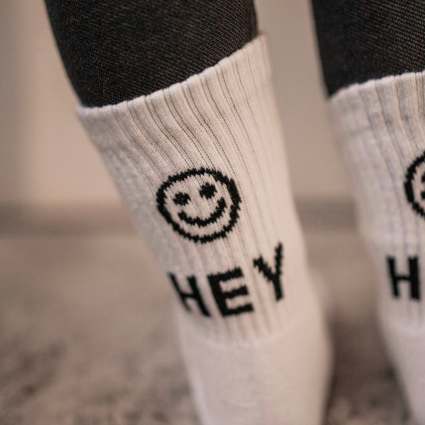 Kinder Tennissocken „Hey“
