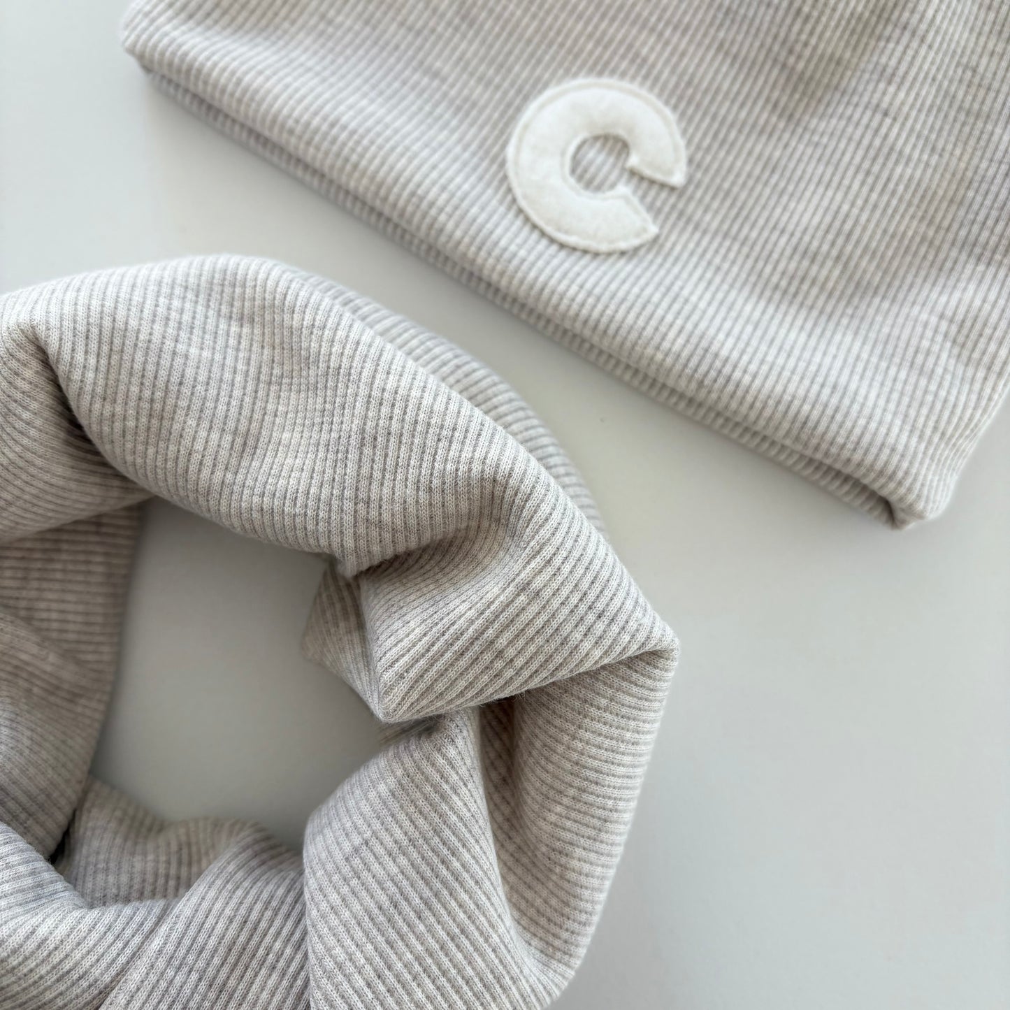 Set Beanie ohne Umschlag & Loop