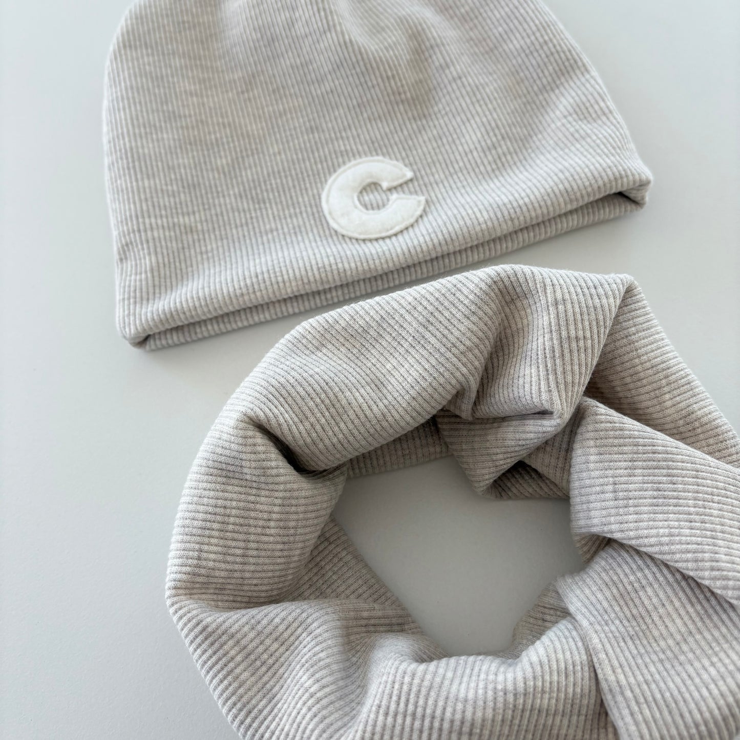 Set Beanie ohne Umschlag & Loop