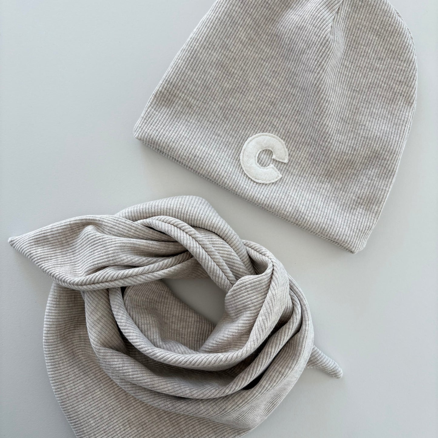 Set Beanie ohne Umschlag & Halstuch