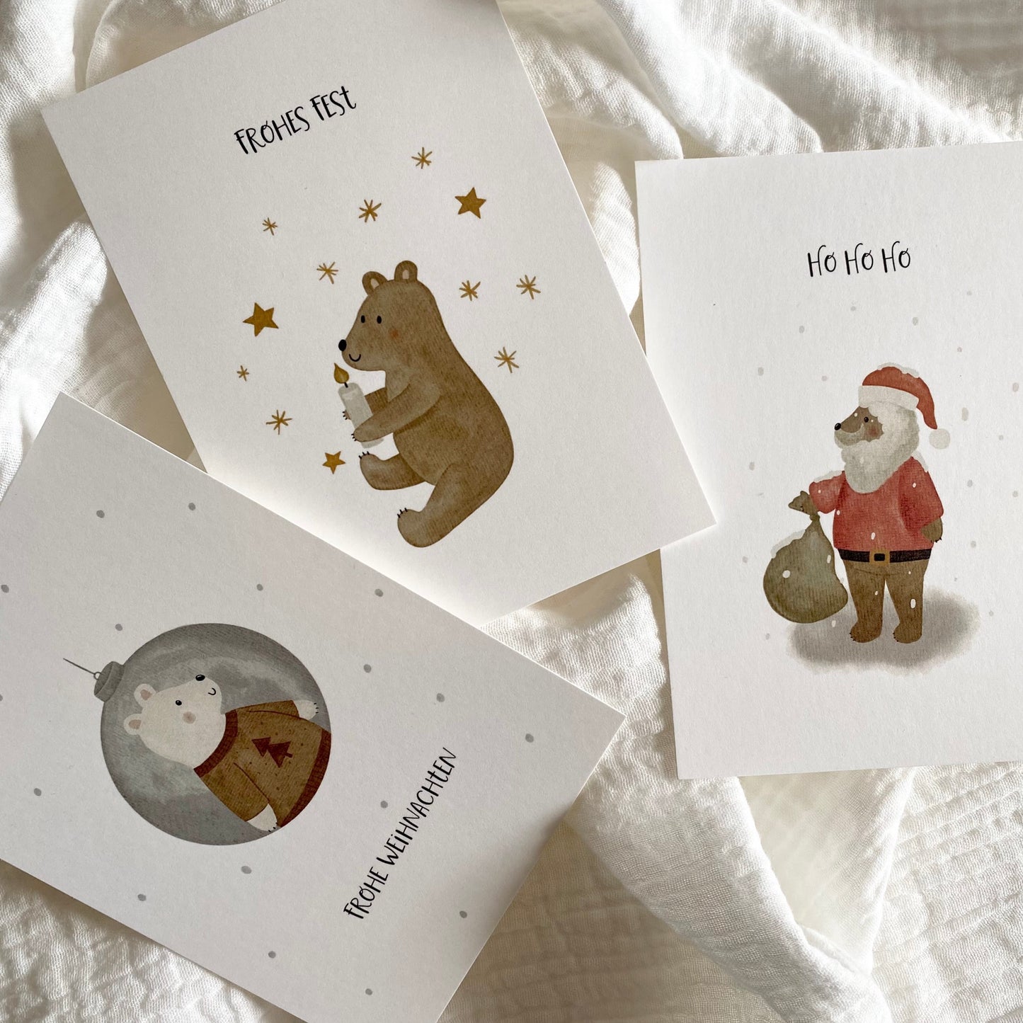 Weihnachtskarten 3er Set