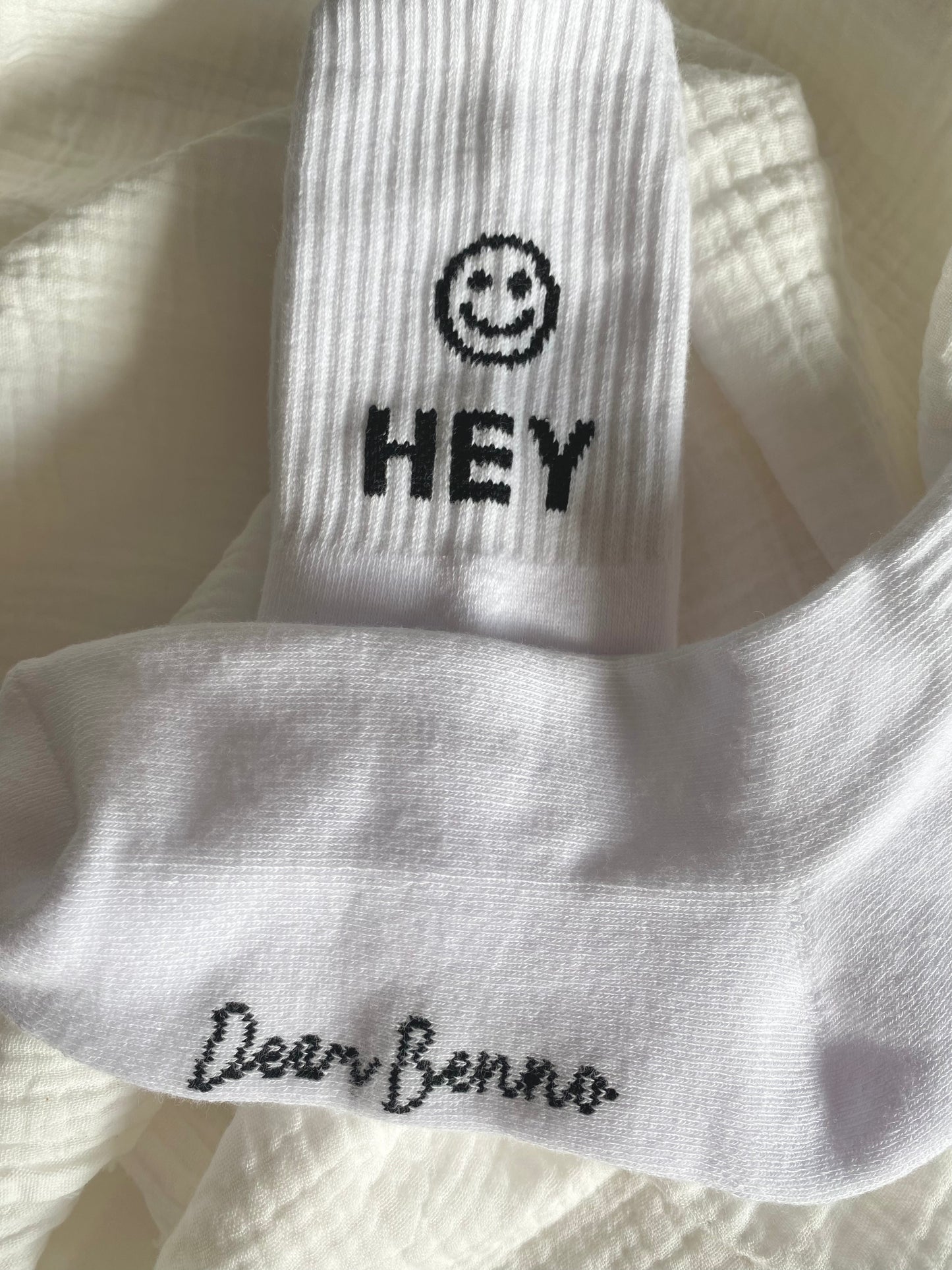 Kinder Tennissocken „Hey“