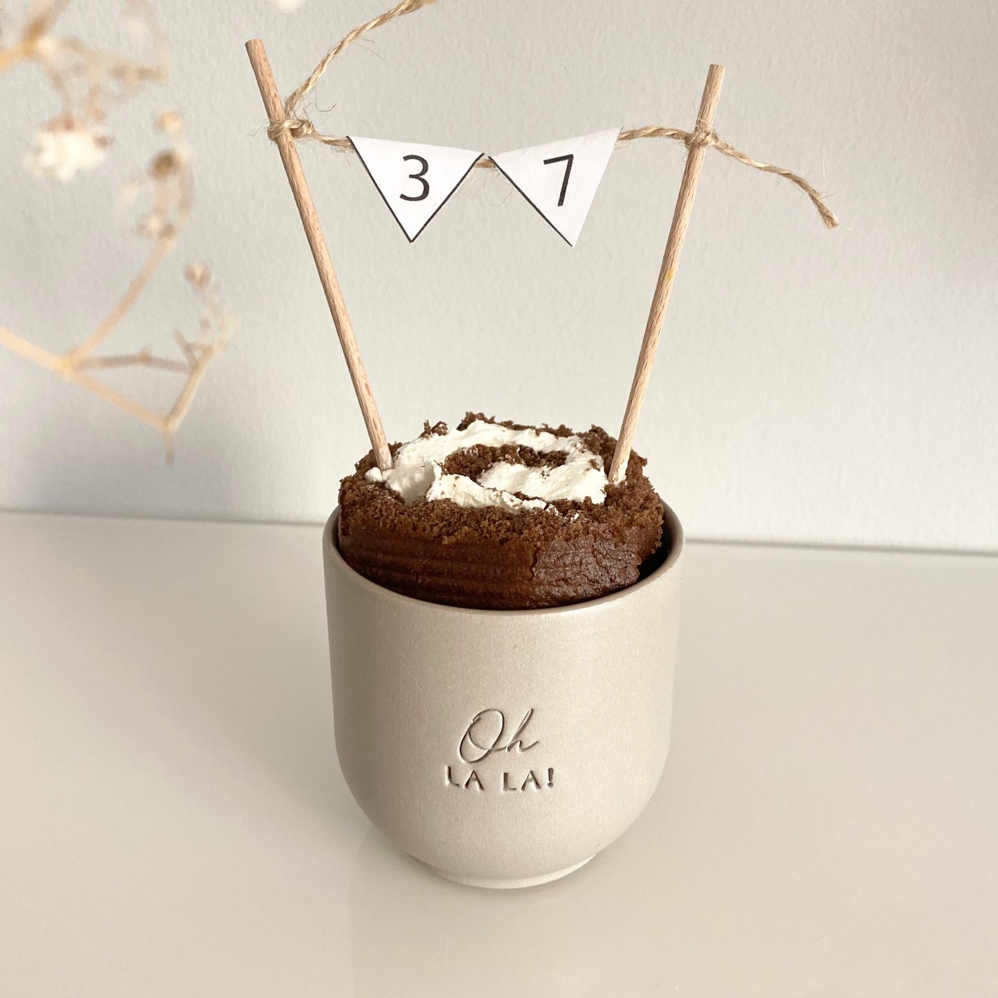 Zahlen und Buchstaben Wimpel Freebie