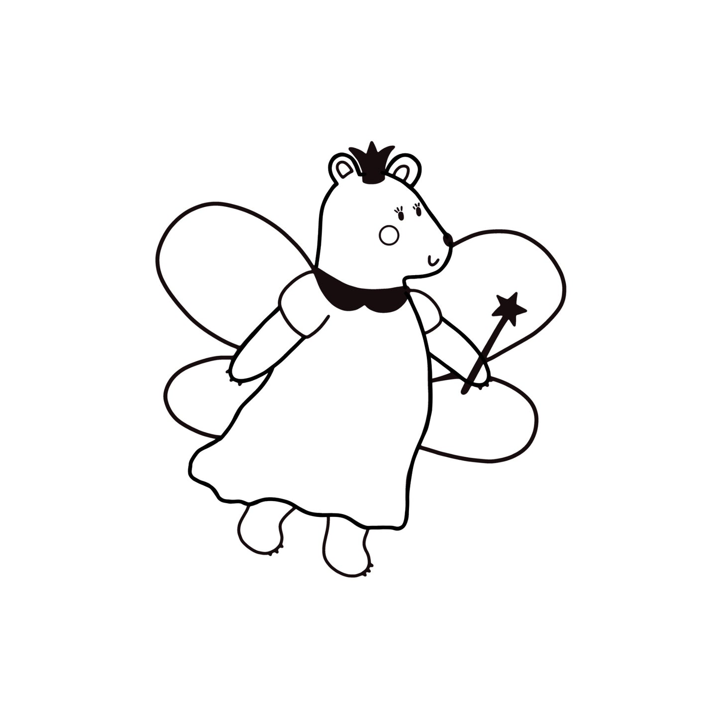 Bear Fairy PNG file