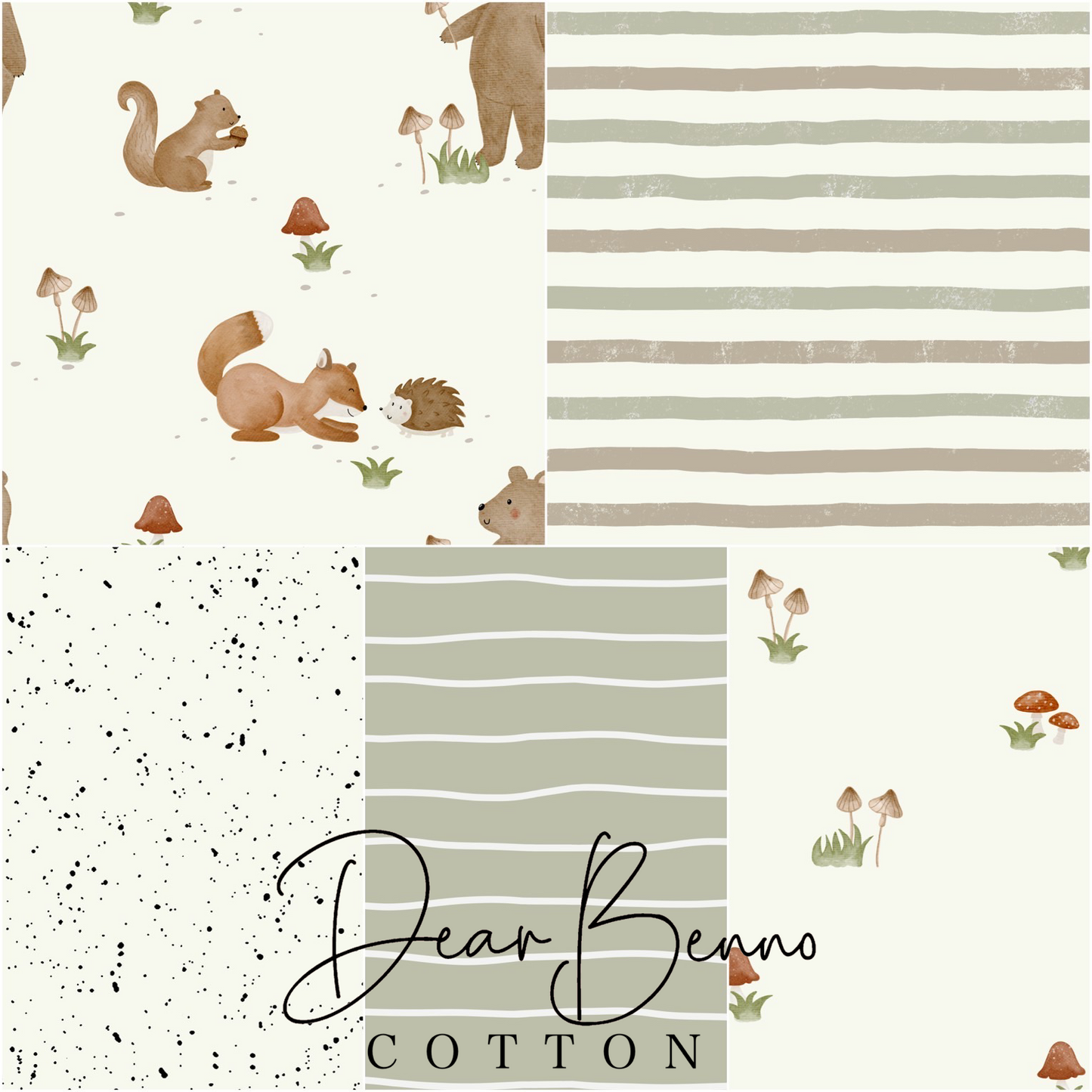 SET of 5 designs - "Forest Friends" not exclusive