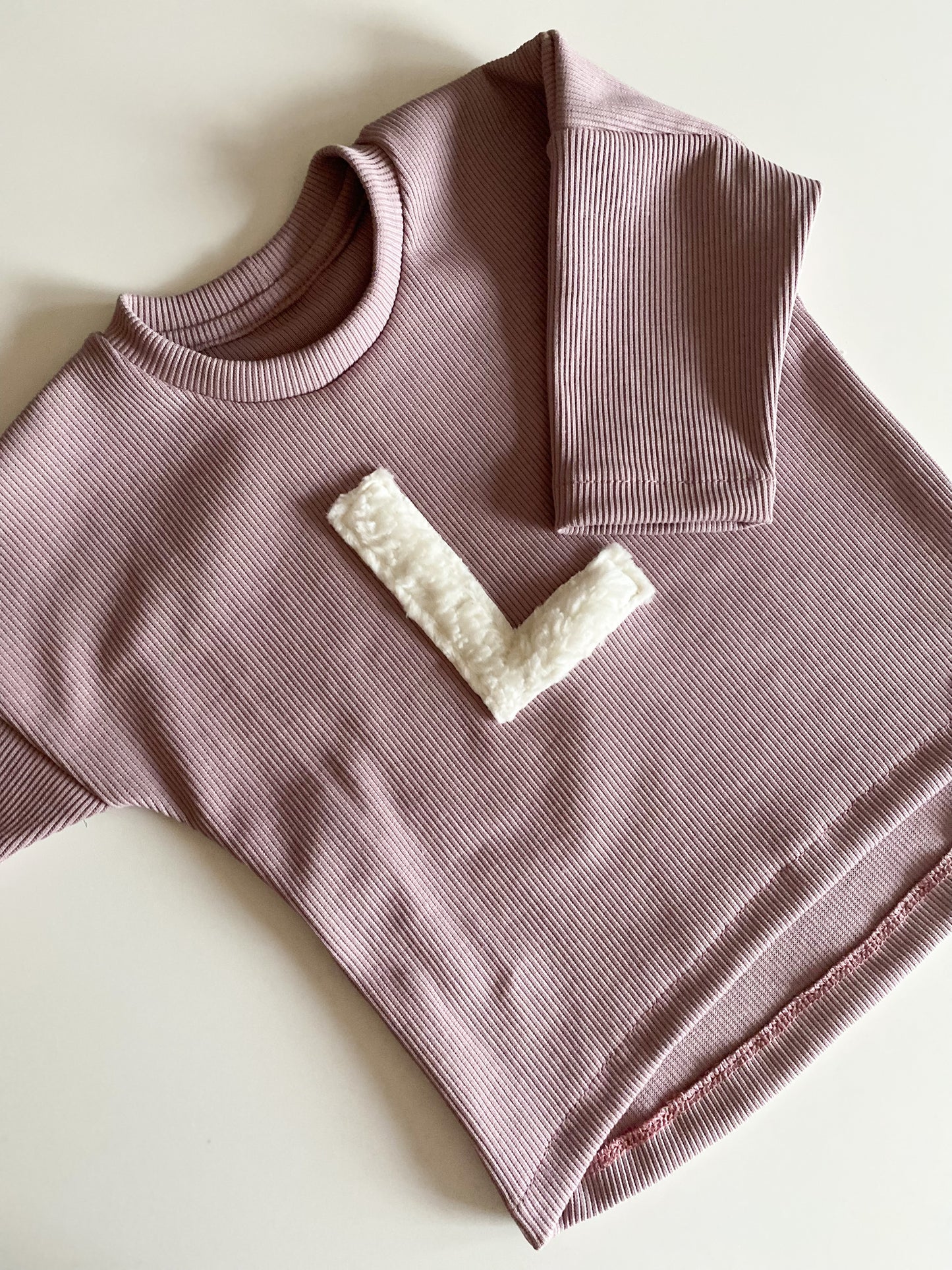 Oversized initials sweater