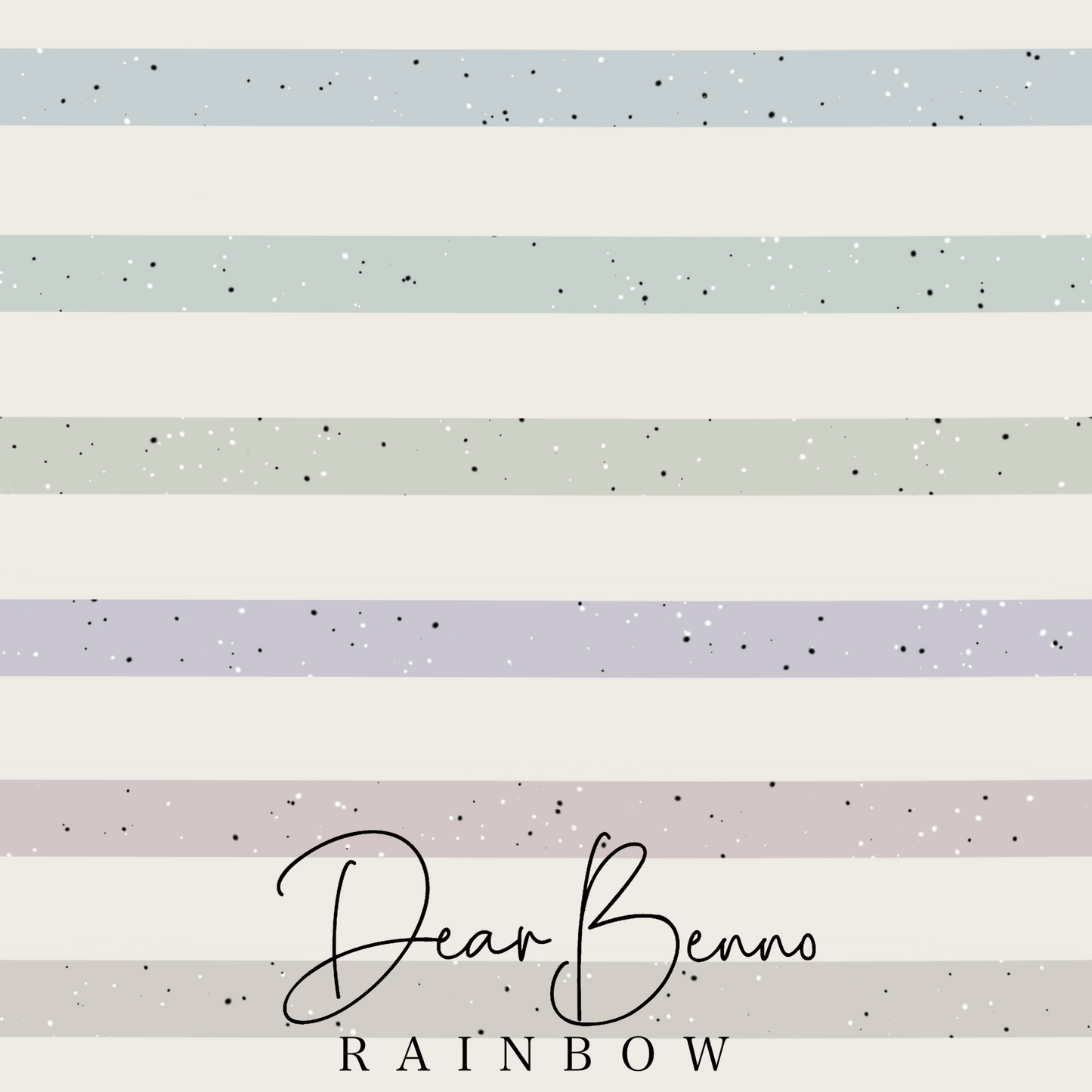 Combination design - pastel stripes on cream