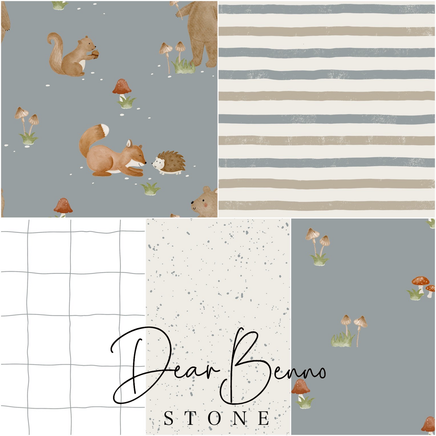 SET of 5 designs - "Forest Friends" not exclusive