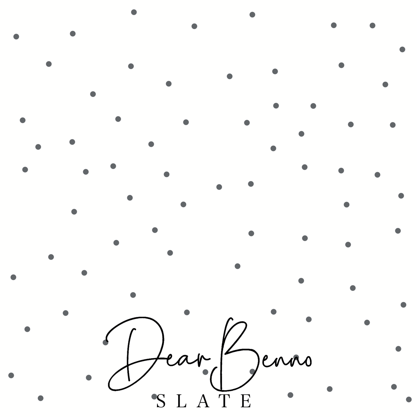 Combination design - dots on white