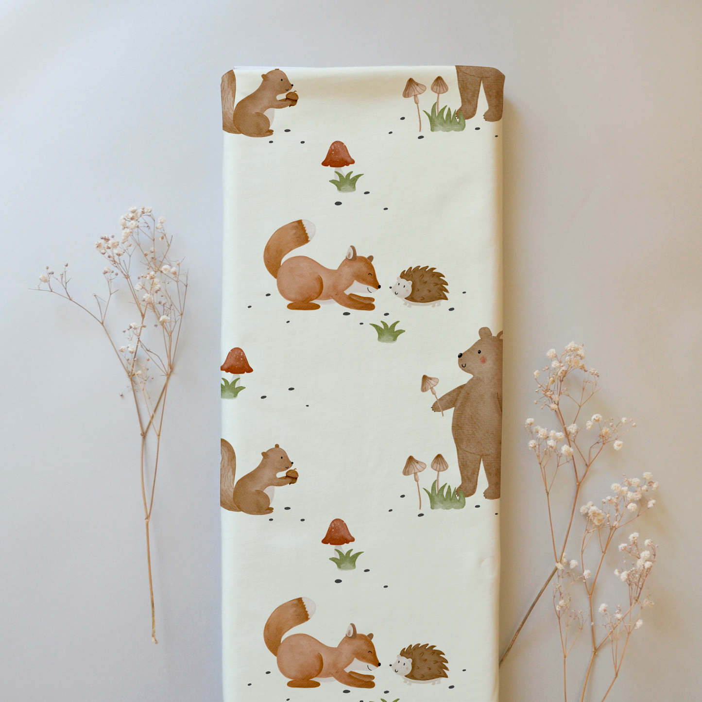 Fabric design "Forest Friends" not exclusive