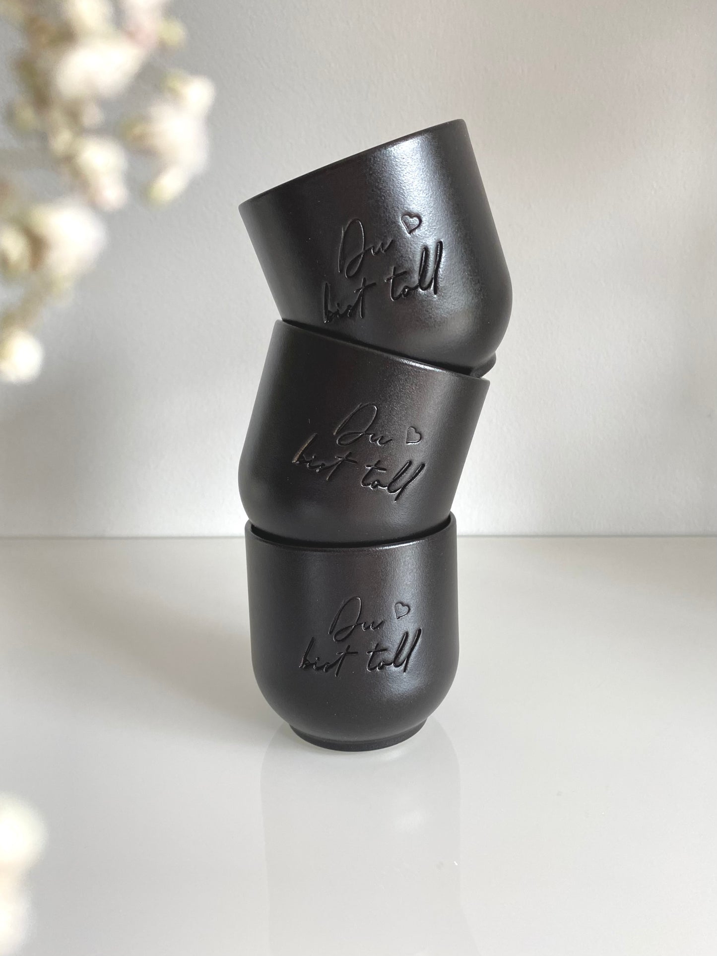 Ceramic mug "You're great" black 200ml