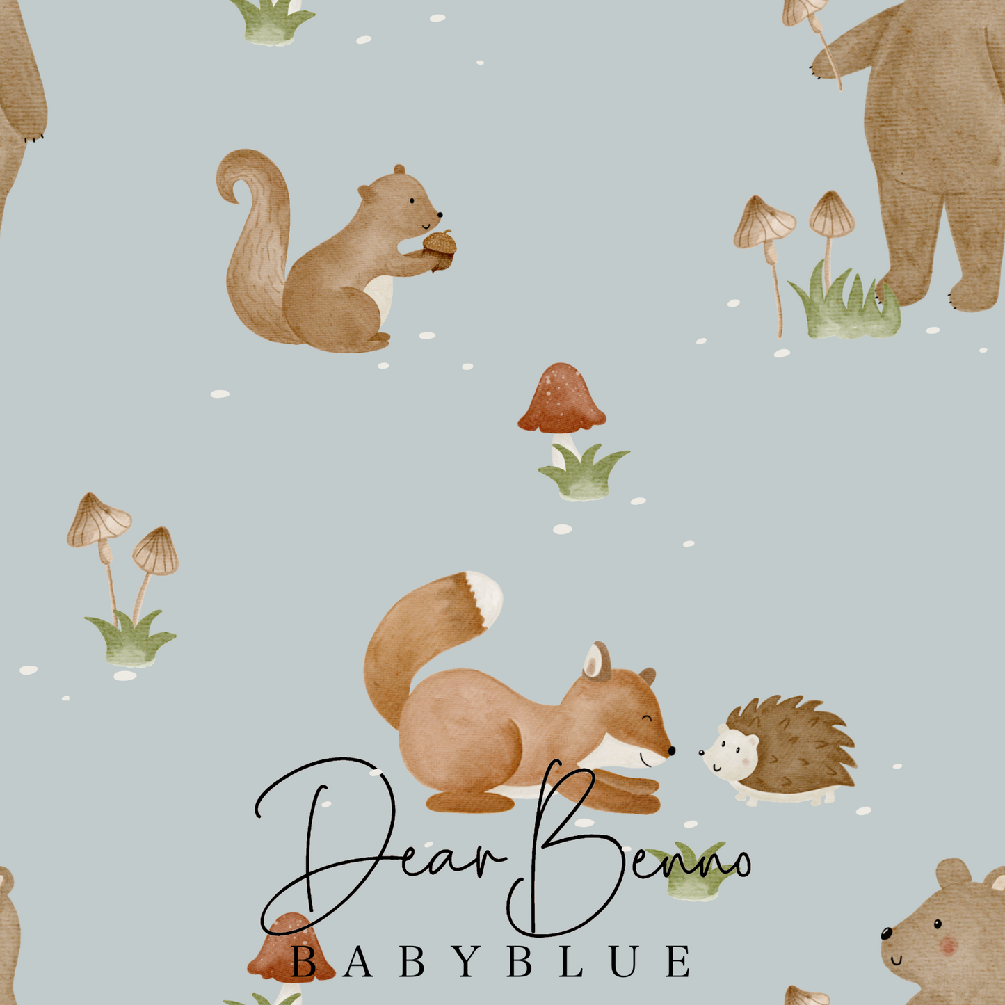Fabric design "Forest Friends" not exclusive