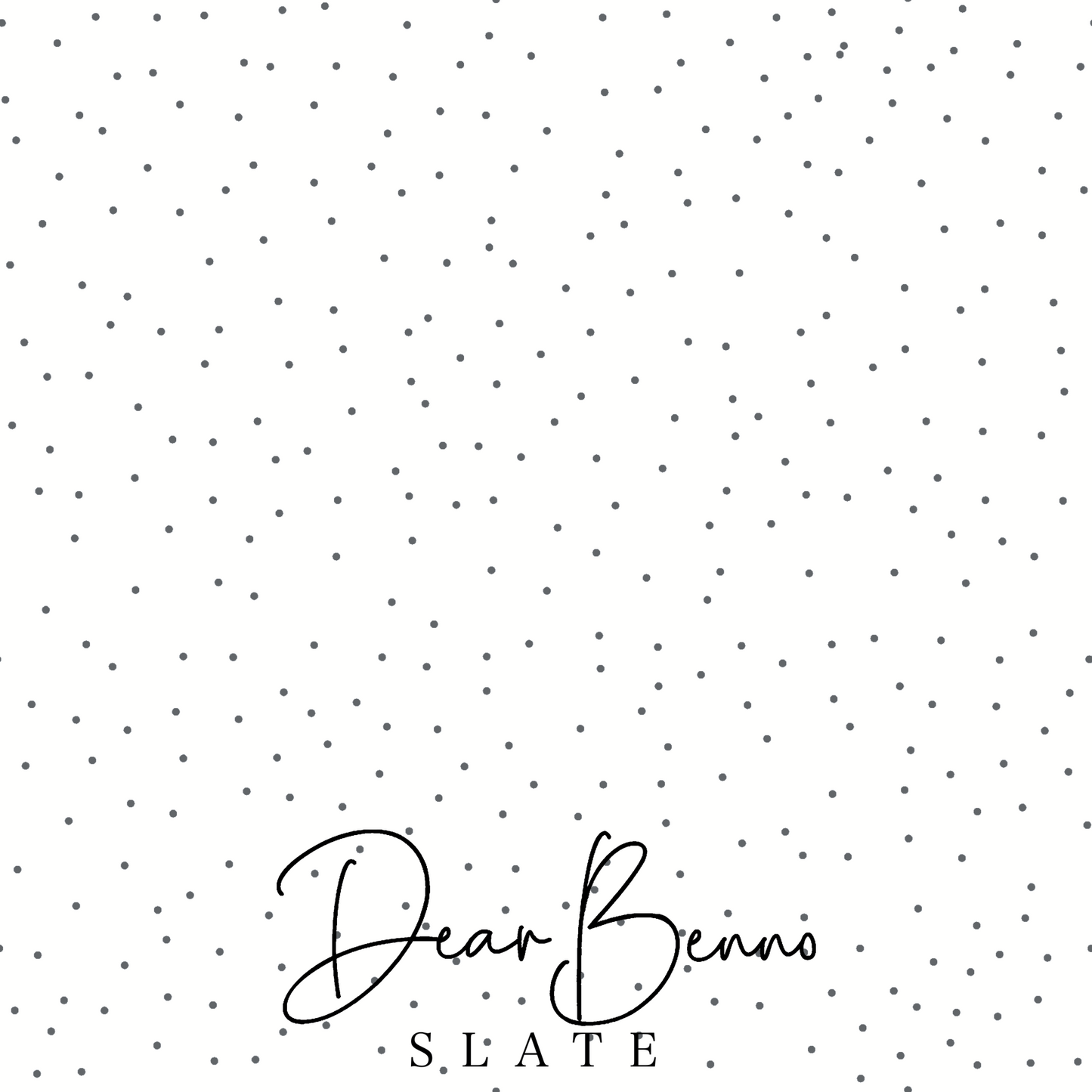 Combination design - small dots on white