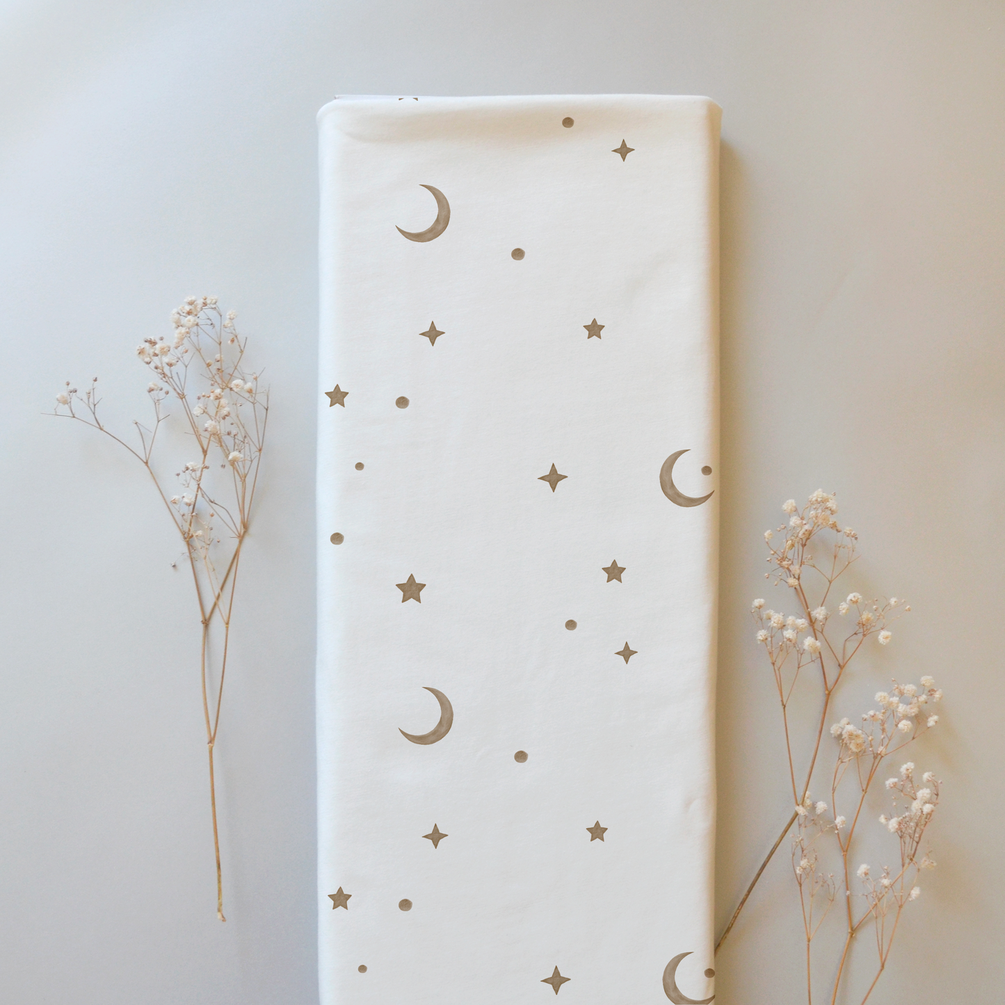 Fabric design "Moon and stars" not exclusive
