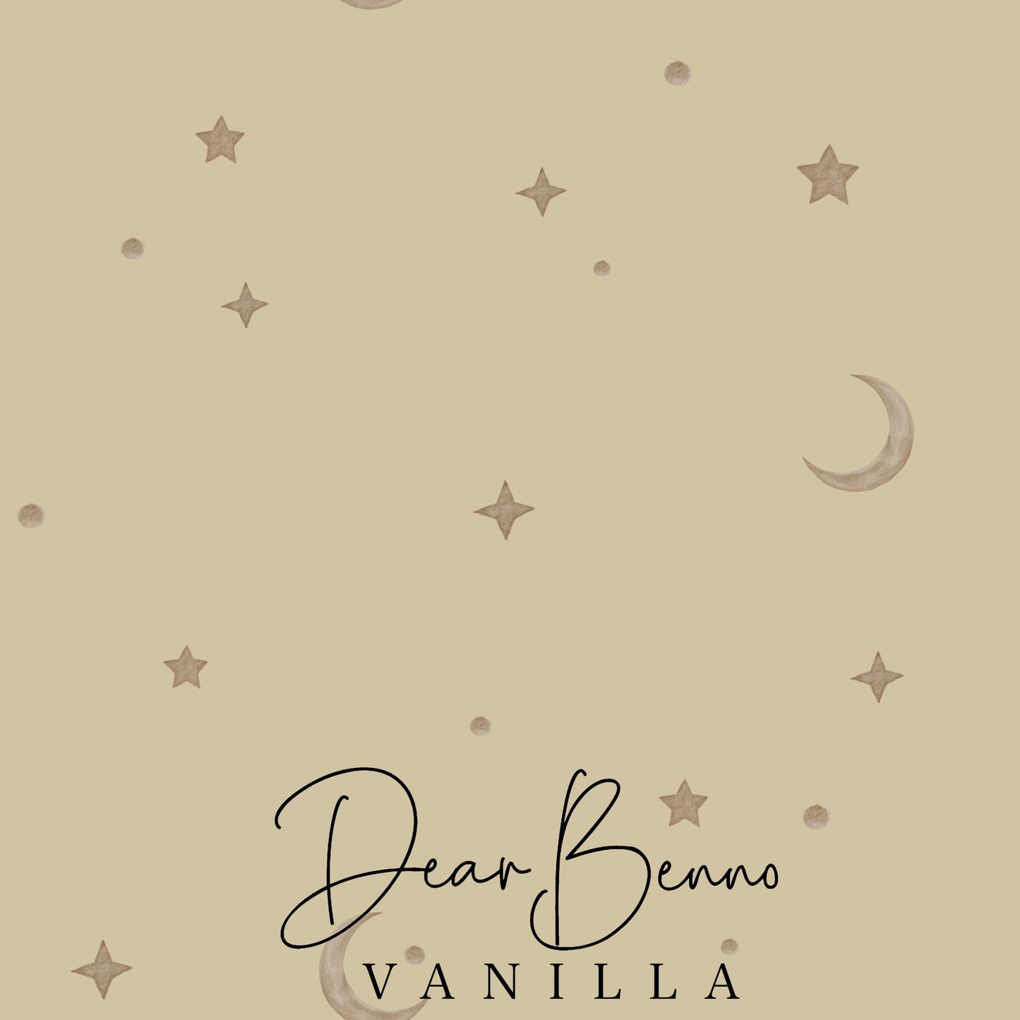 Fabric design "Moon and stars" not exclusive