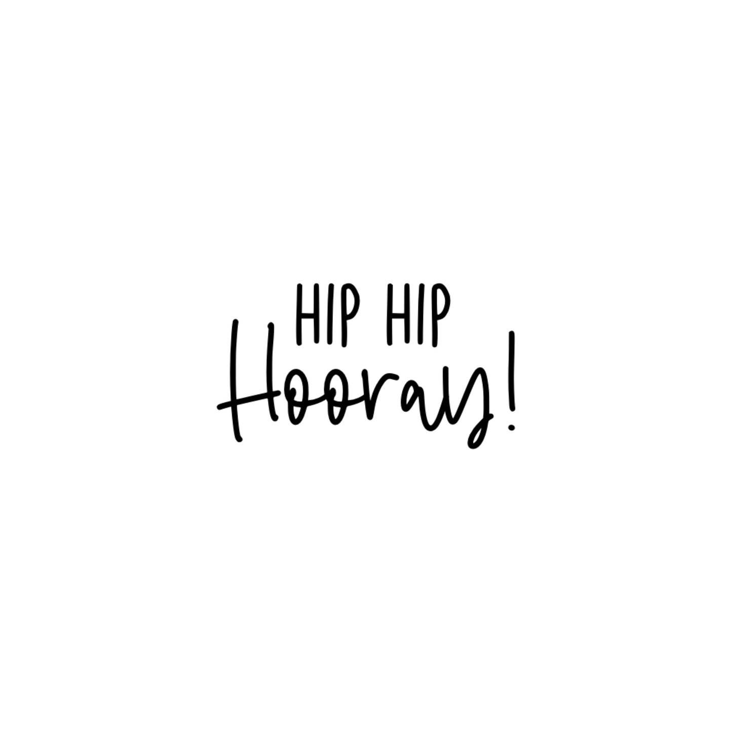 Hip hip hooray PNG file