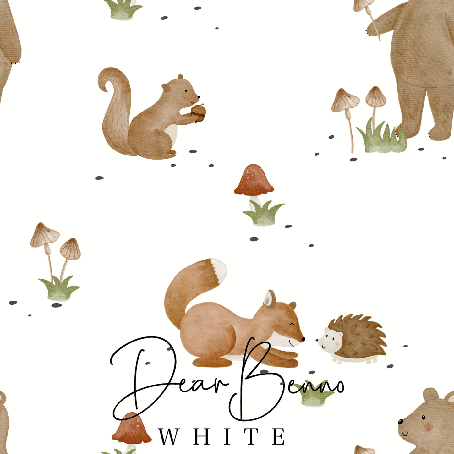 Fabric design "Forest Friends" not exclusive
