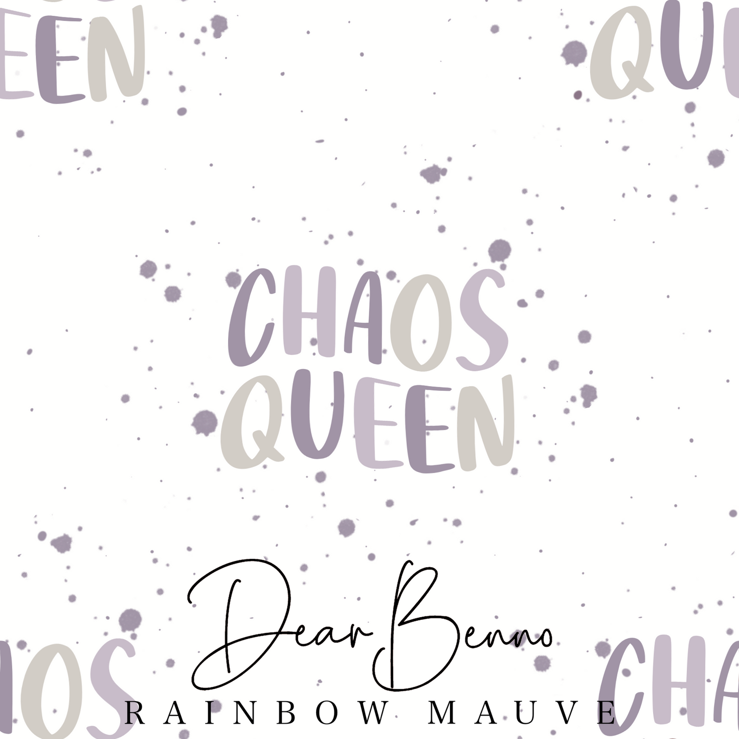 Fabric design "Chaos Queen" RAINBOW not exclusive