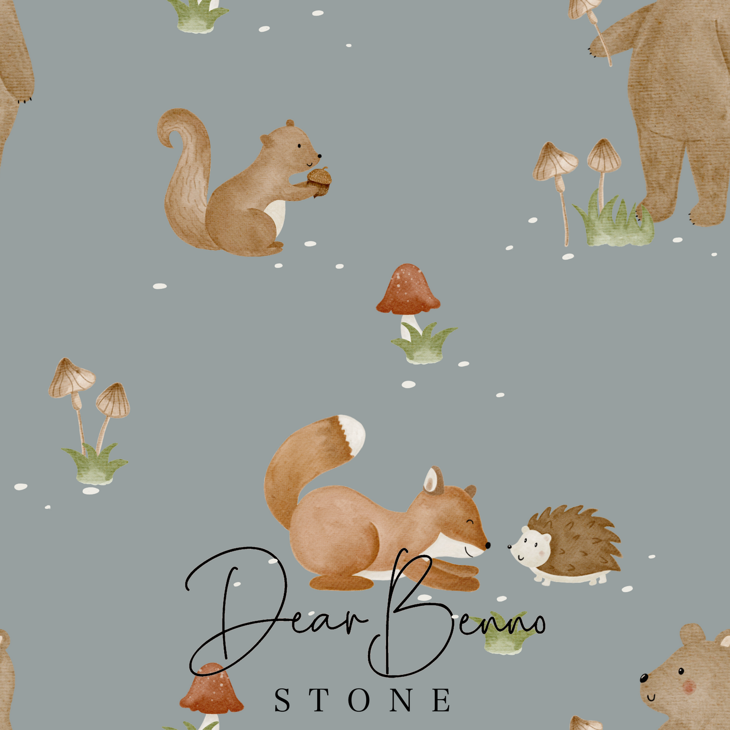 Fabric design "Forest Friends" not exclusive