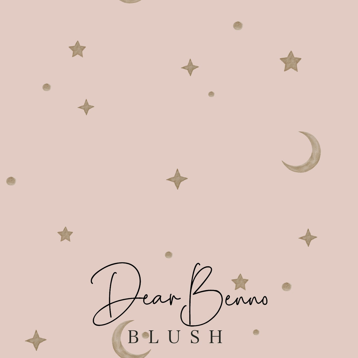 Fabric design "Moon and stars" not exclusive