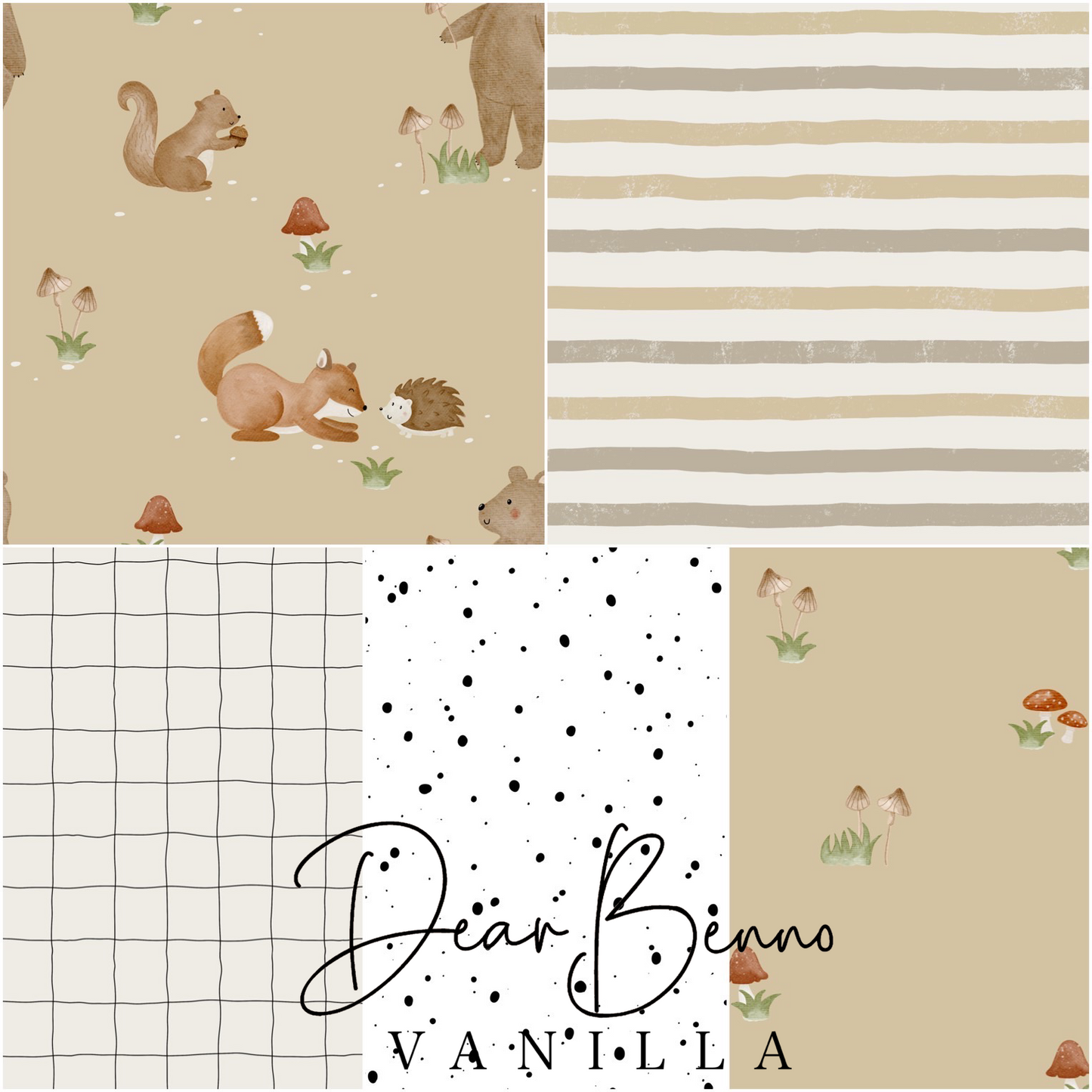 SET of 5 designs - "Forest Friends" not exclusive