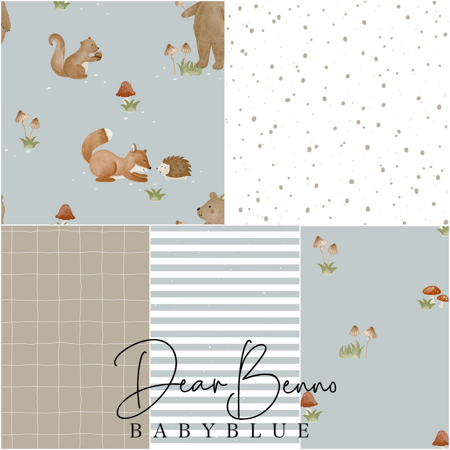 SET of 5 designs - "Forest Friends" not exclusive