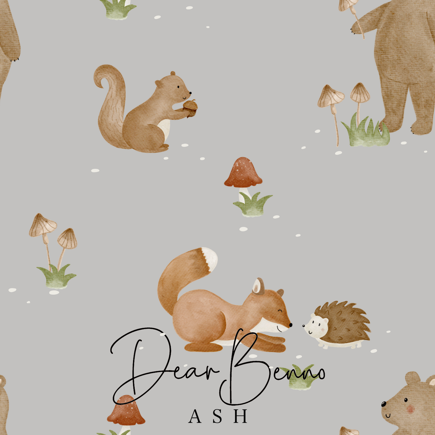 Fabric design "Forest Friends" not exclusive