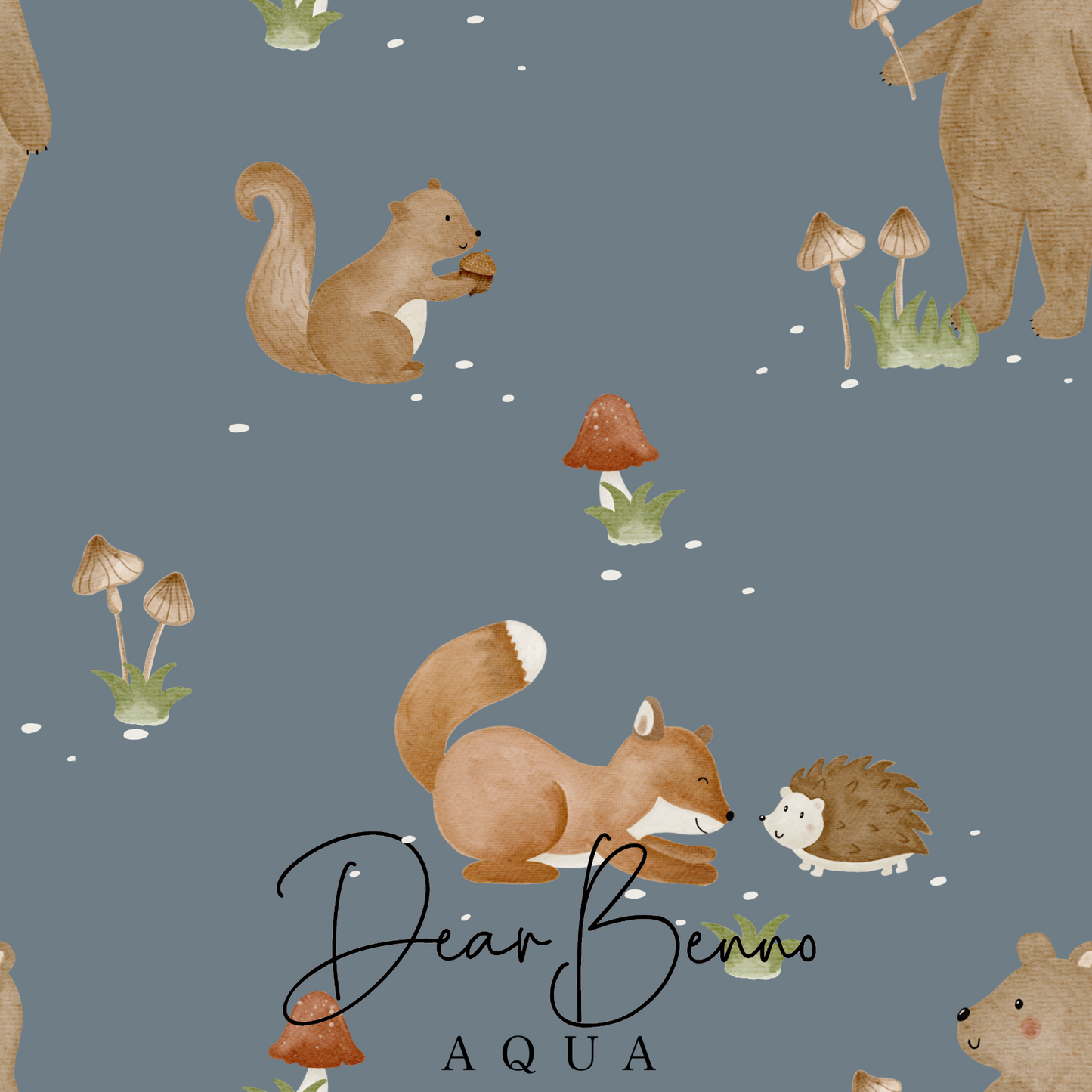 Fabric design "Forest Friends" not exclusive