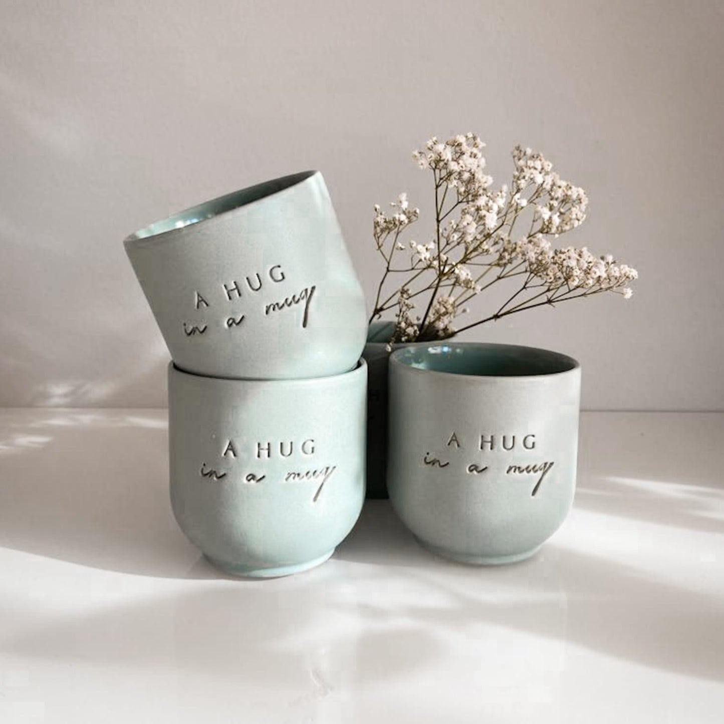 Ceramic mug "A hug in a mug" 200ml