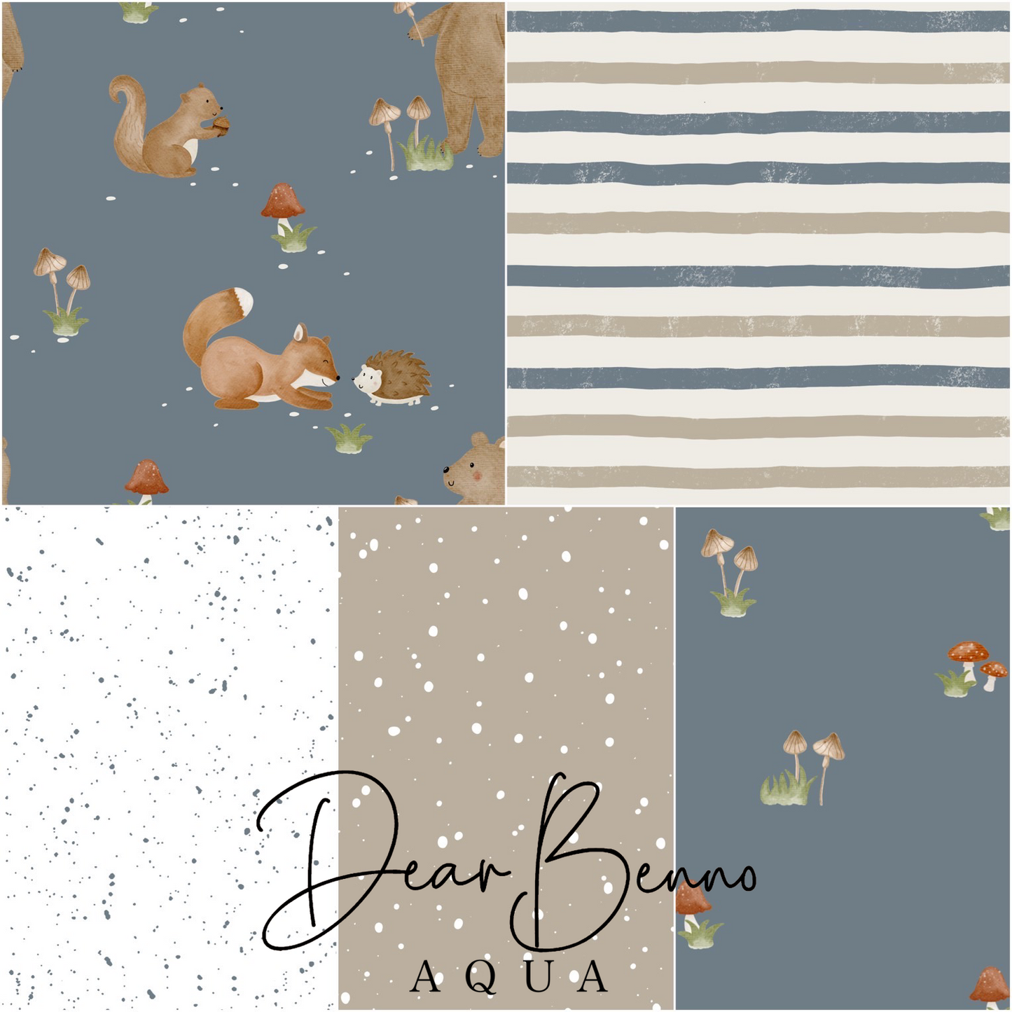 SET of 5 designs - "Forest Friends" not exclusive