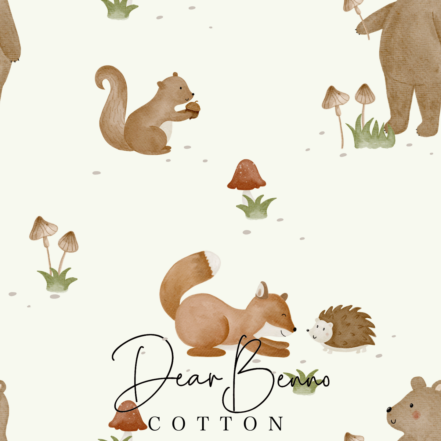 Fabric design "Forest Friends" not exclusive