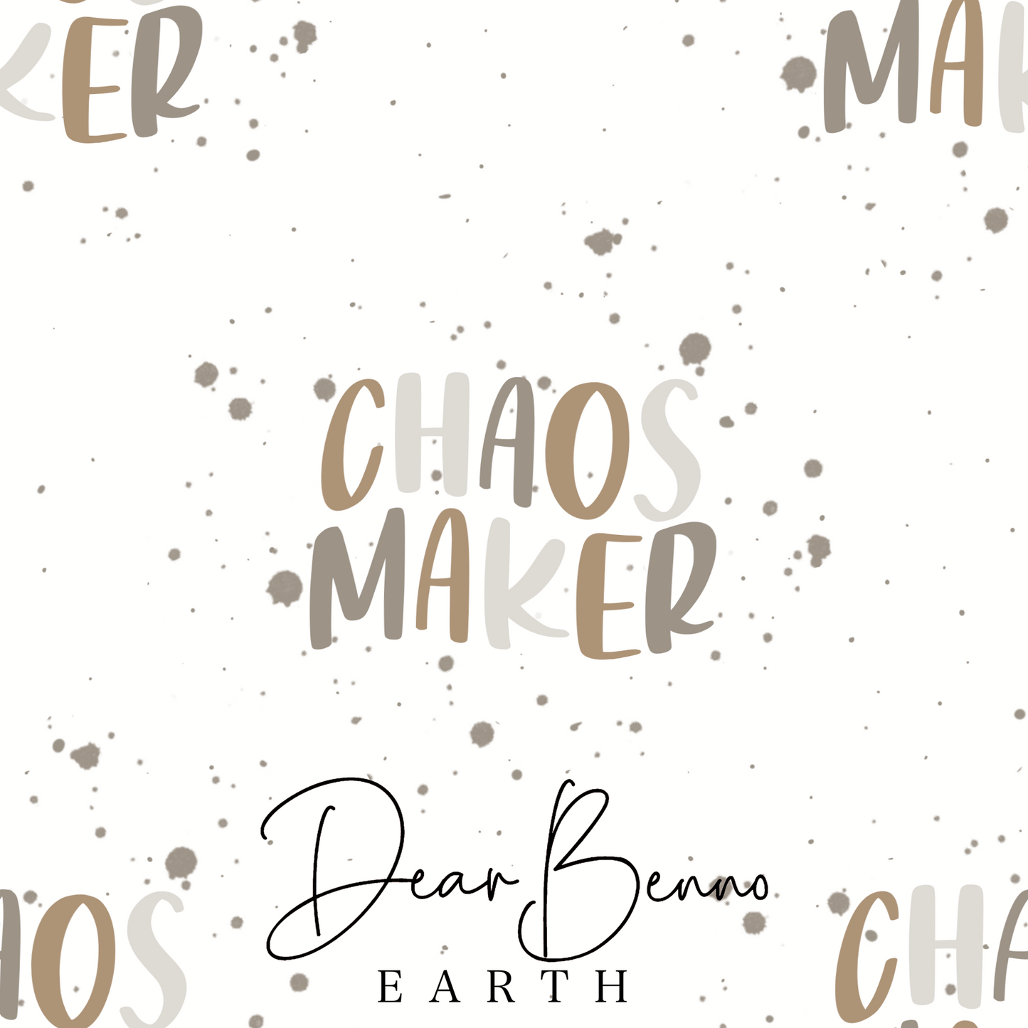 Fabric design "Chaos Maker" RAINBOW not exclusive