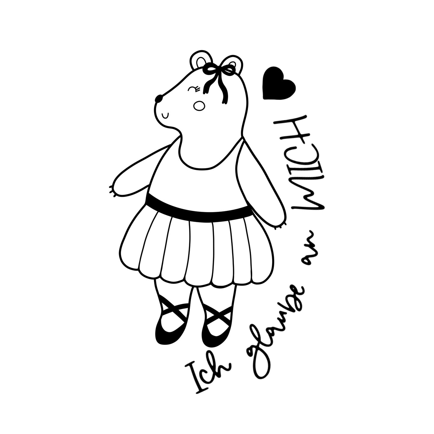 I believe in myself Bärlarina PNG file