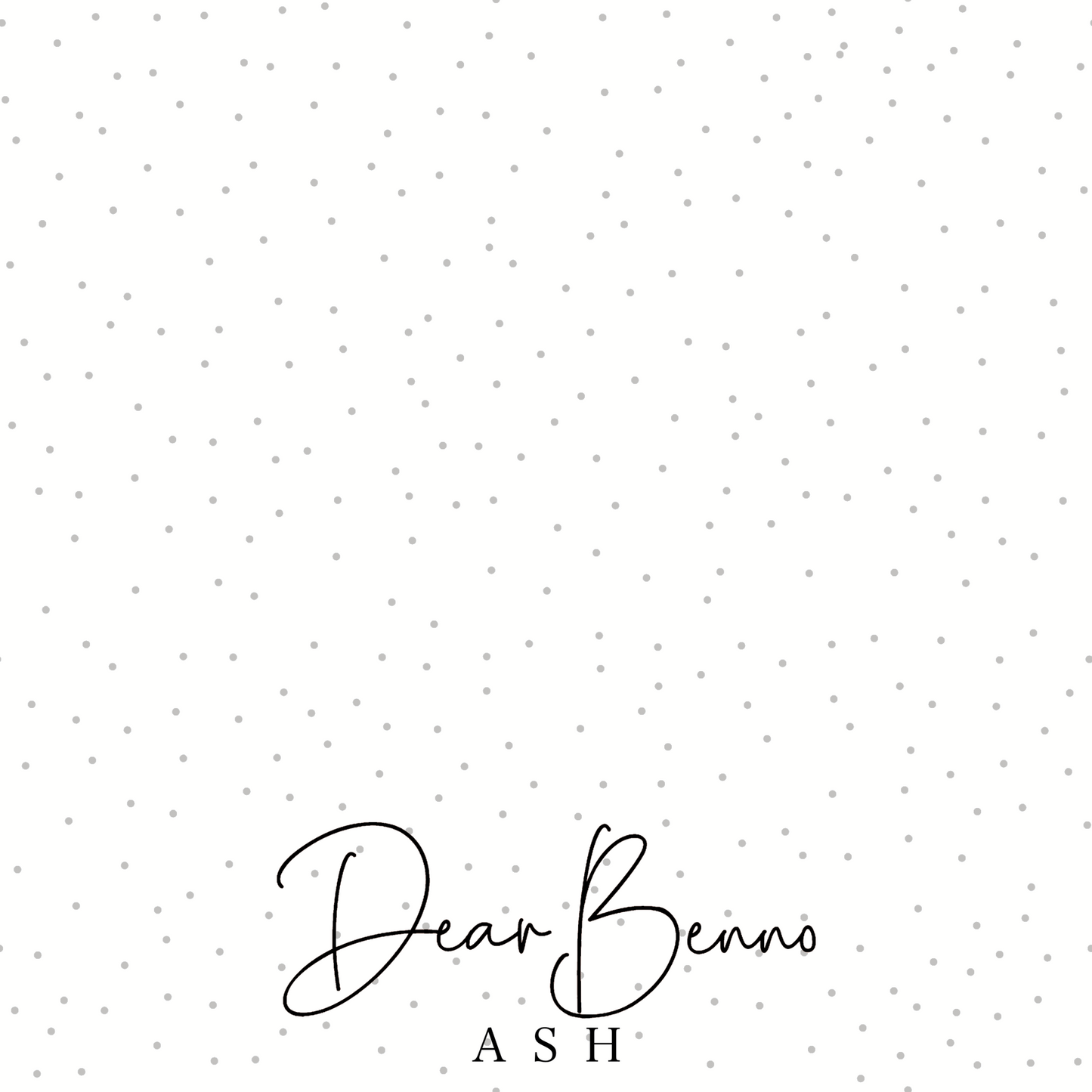 Combination design - small dots on white