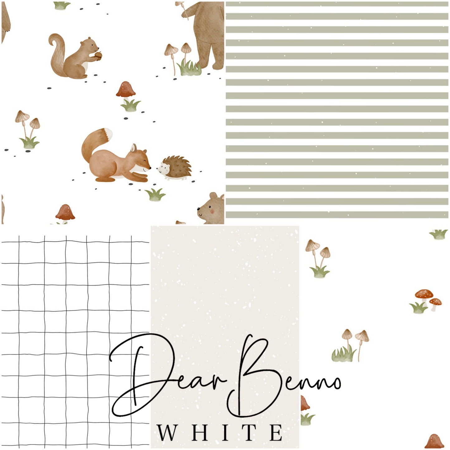 SET of 5 designs - "Forest Friends" not exclusive