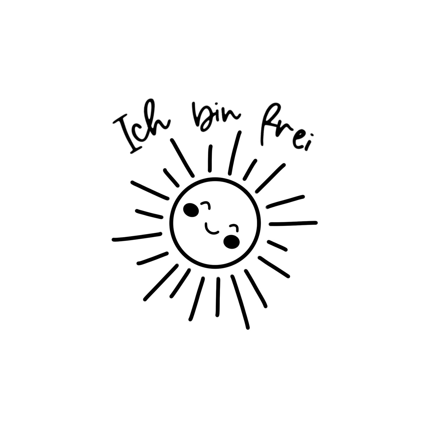 I am free sun PNG file