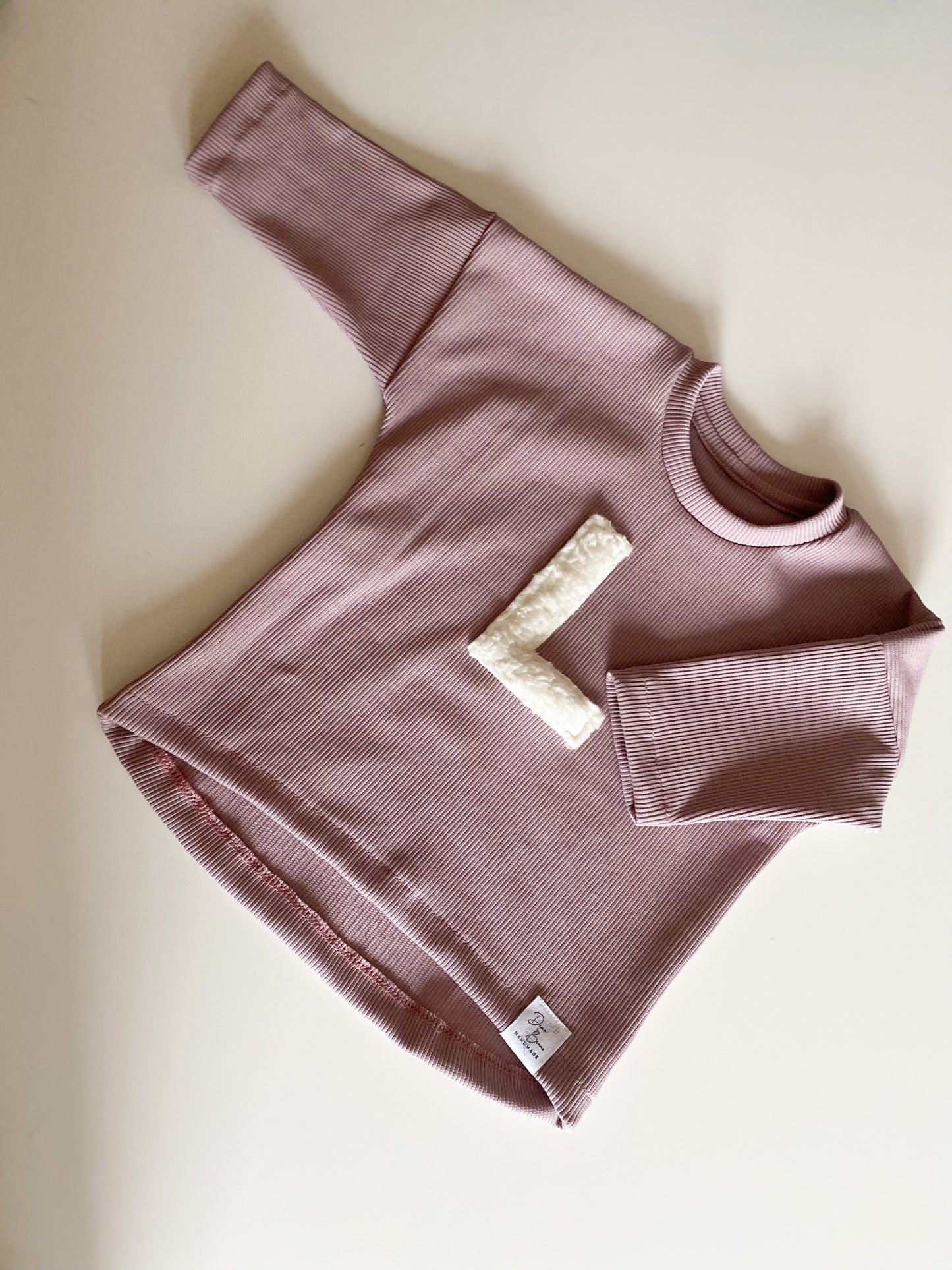 Oversized initials sweater