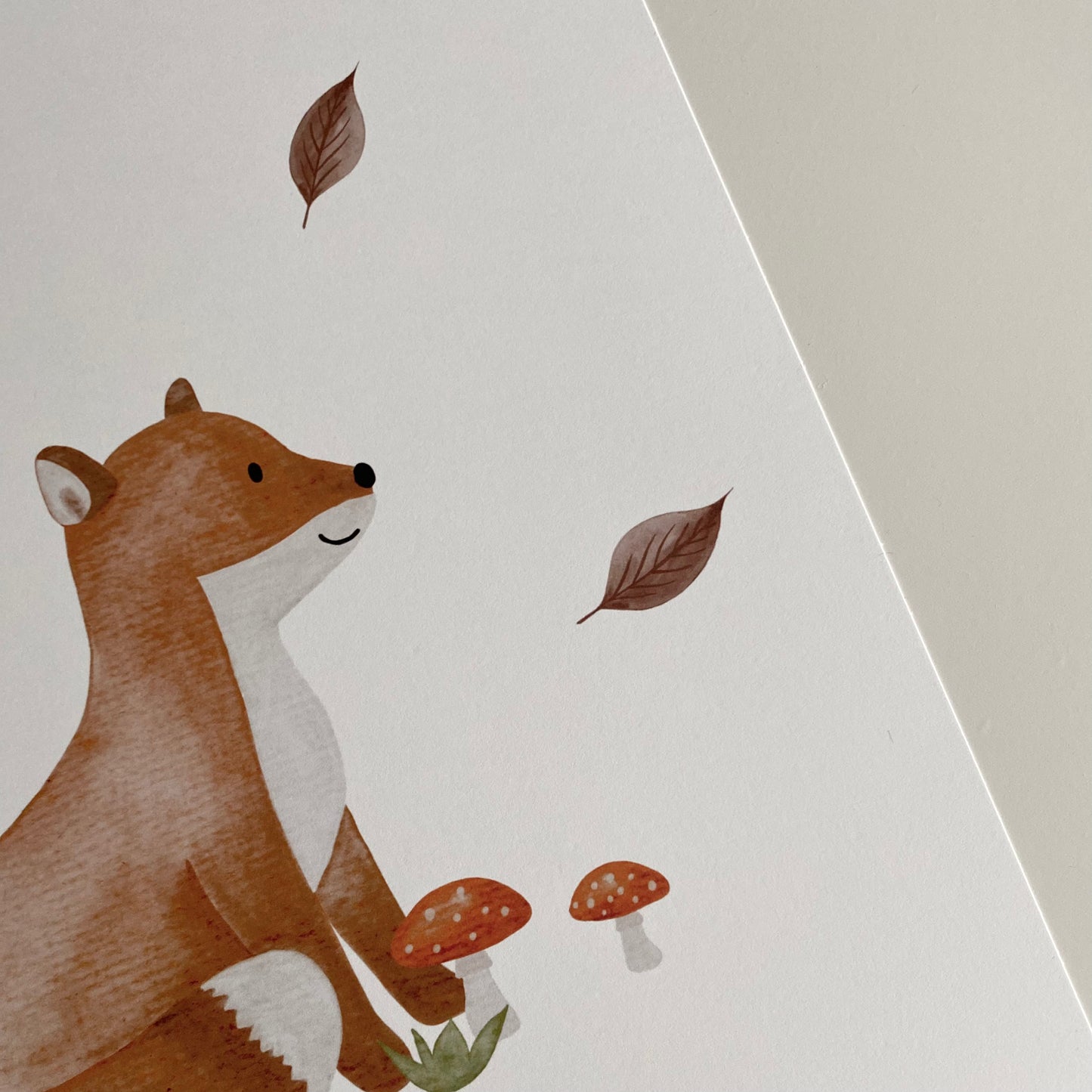 Poster A3 "Leaf Rain"