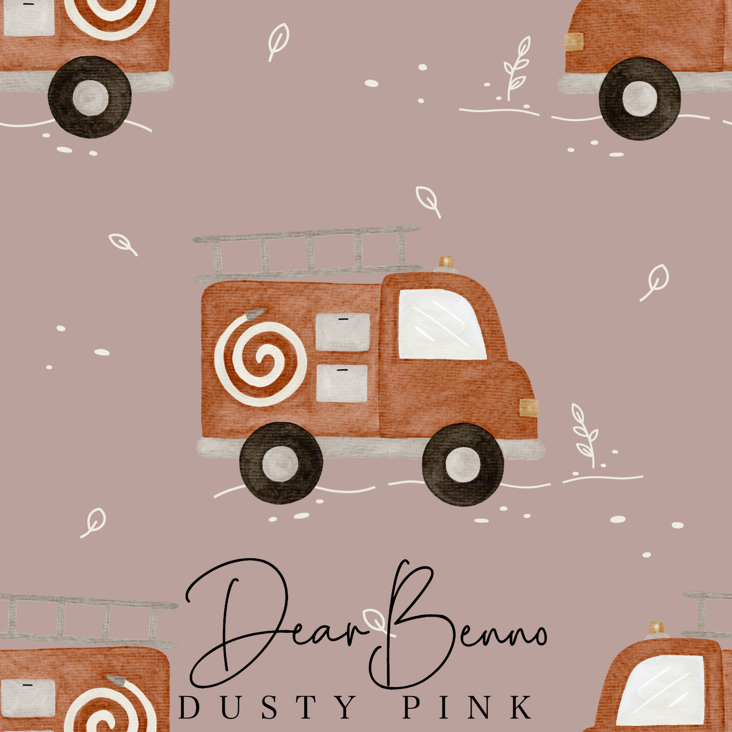 Fabric design "Fire Truck" not exclusive