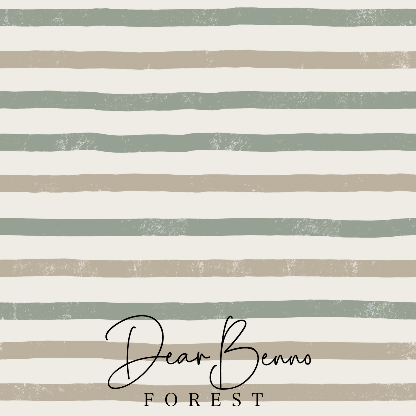 Combination design - Two Color Stripes on Cream