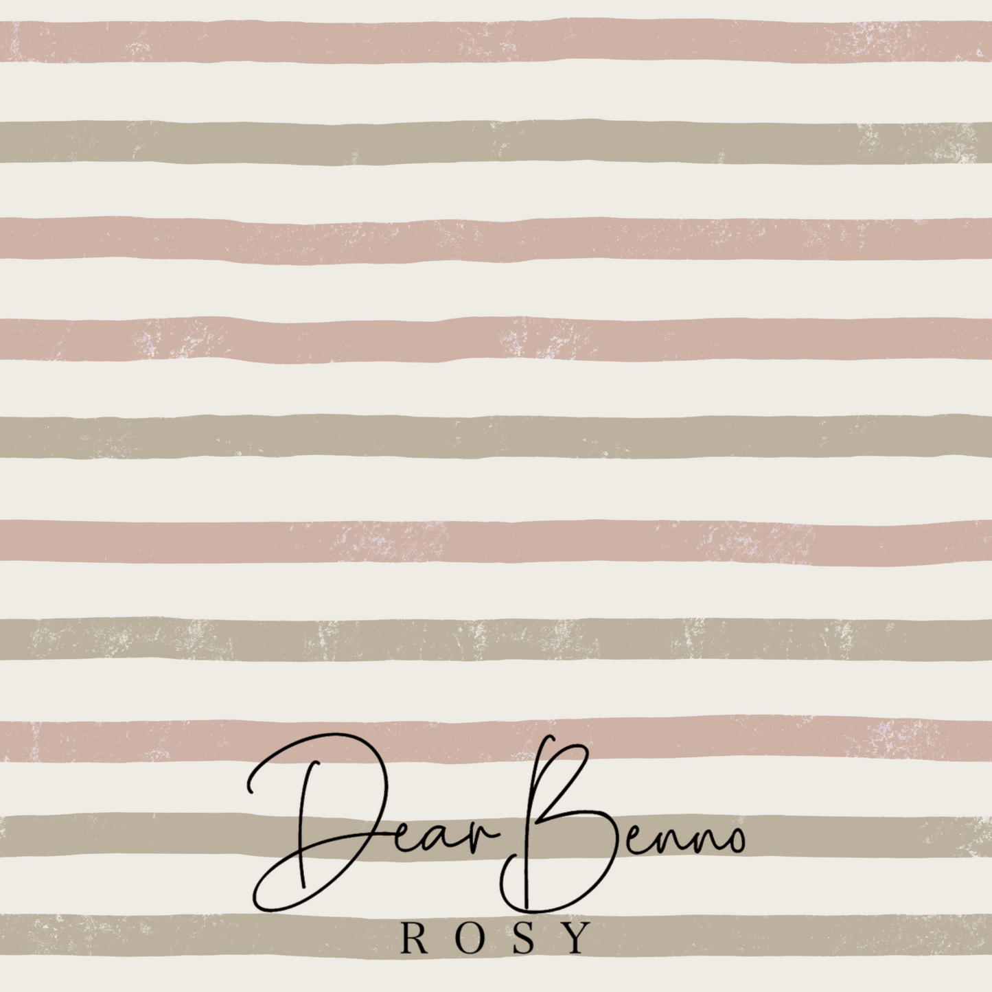 Combination design - Two Color Stripes on Cream