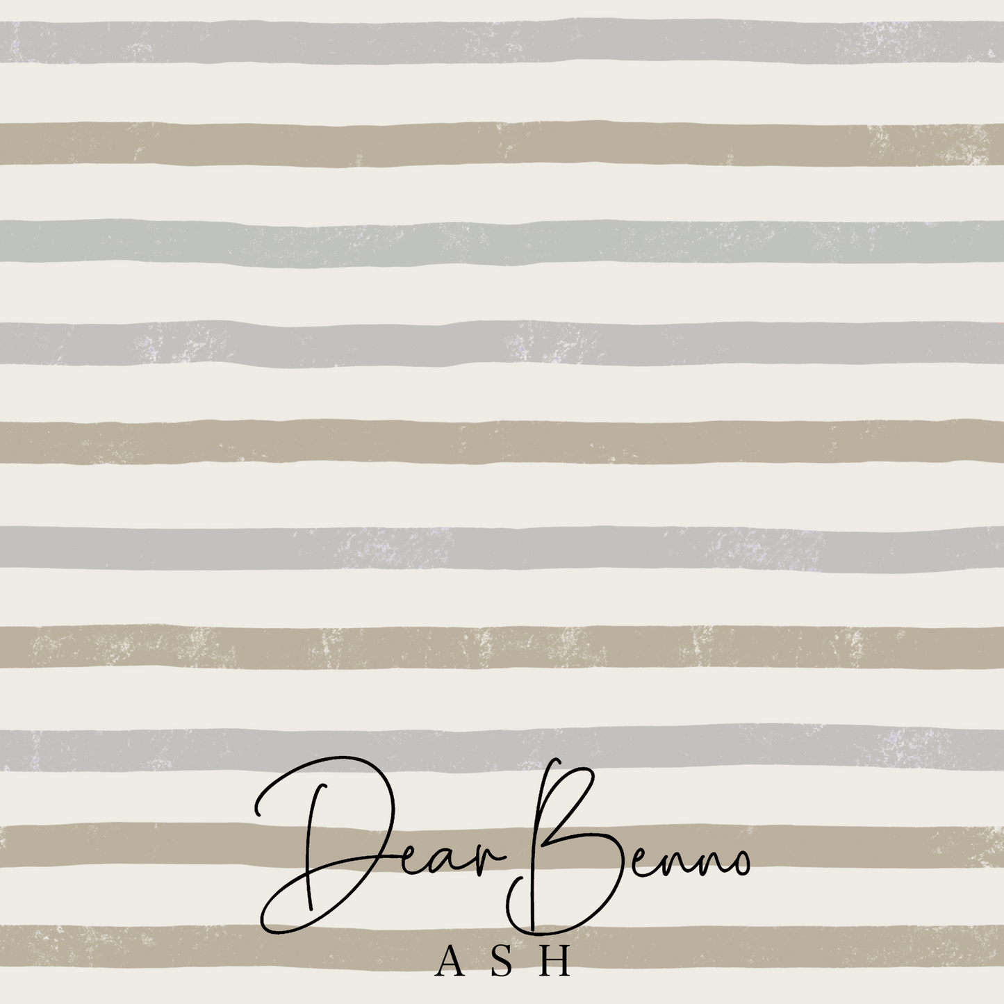 Combination design - Two Color Stripes on Cream