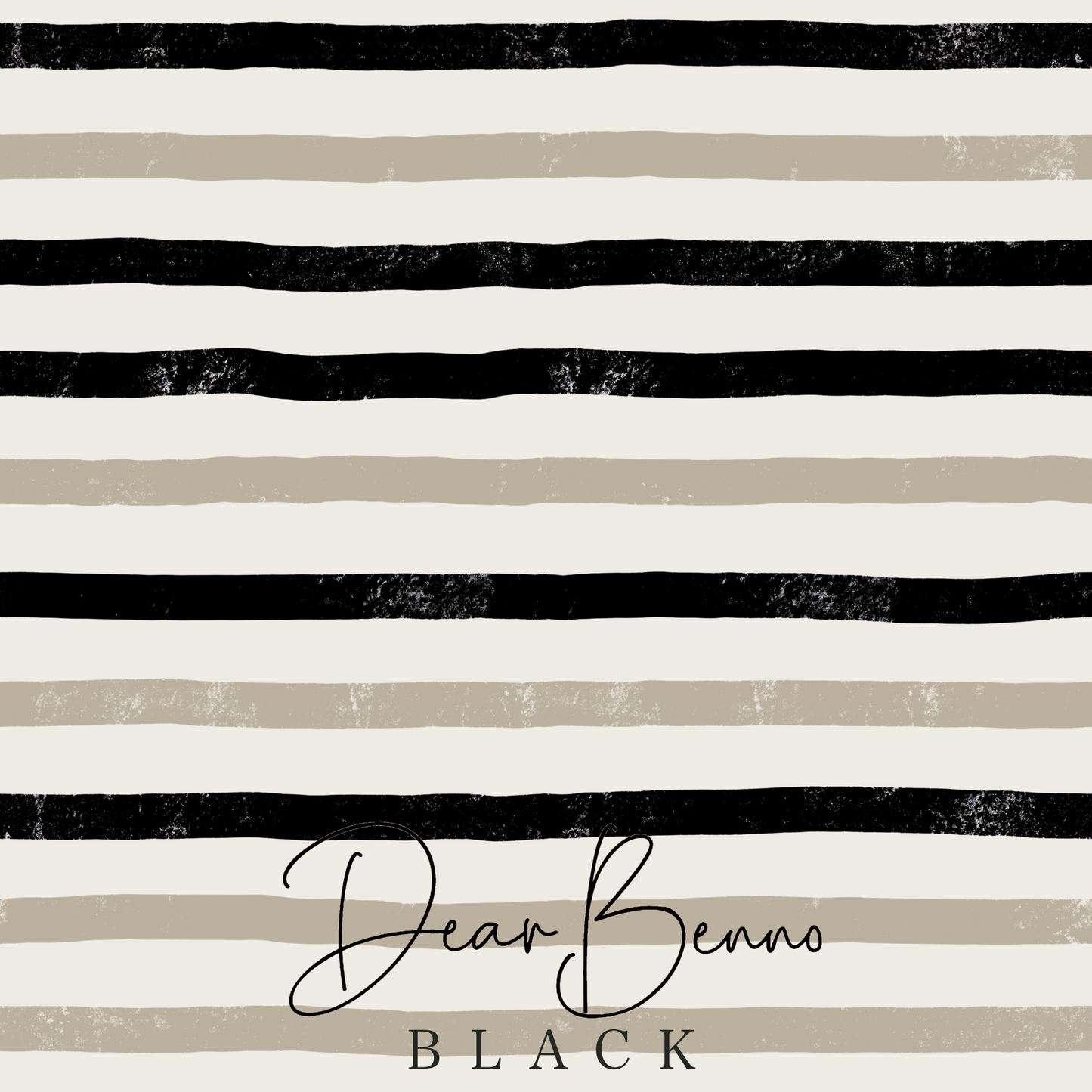 Combination design - Two Color Stripes on Cream