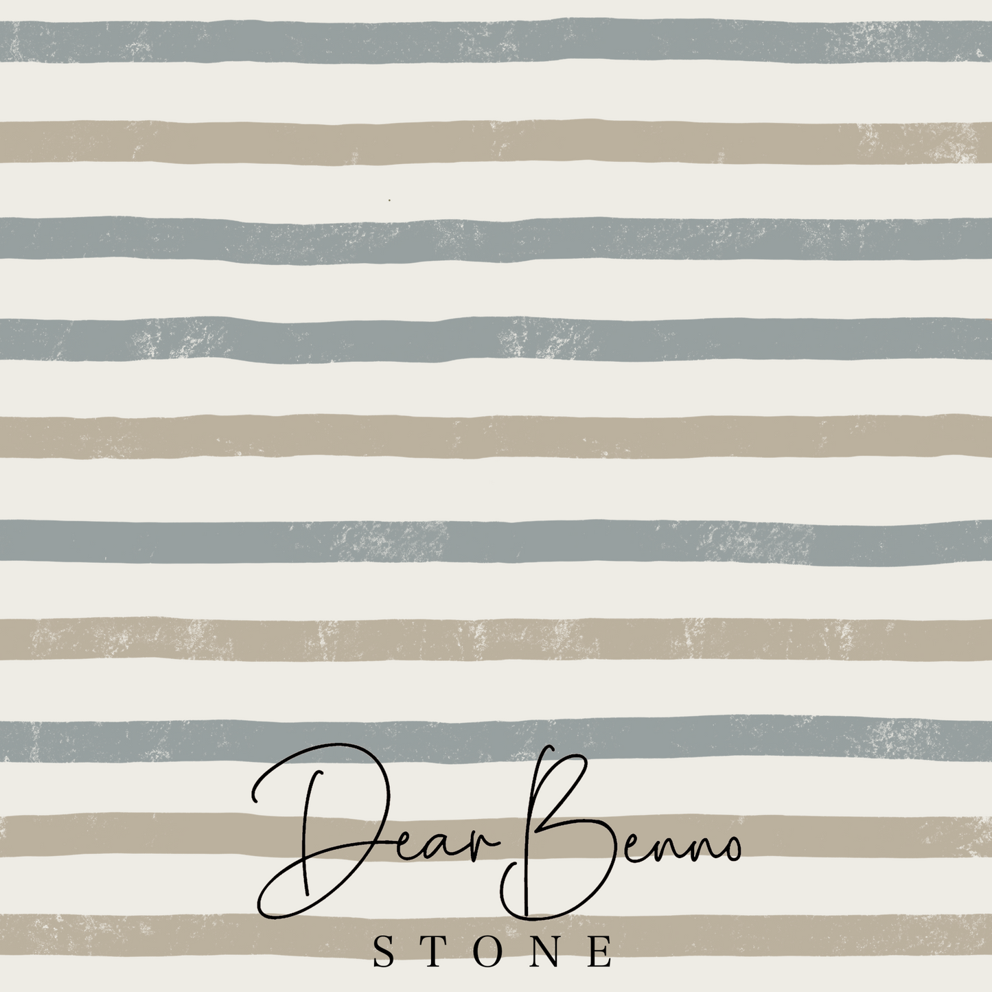 Combination design - Two Color Stripes on Cream