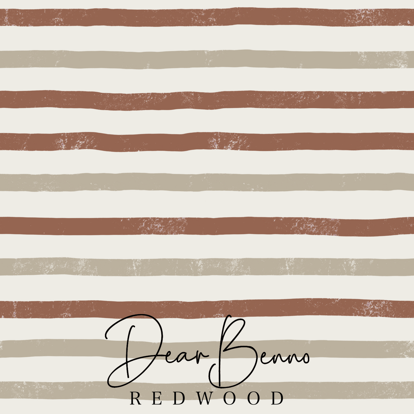 Combination design - Two Color Stripes on Cream