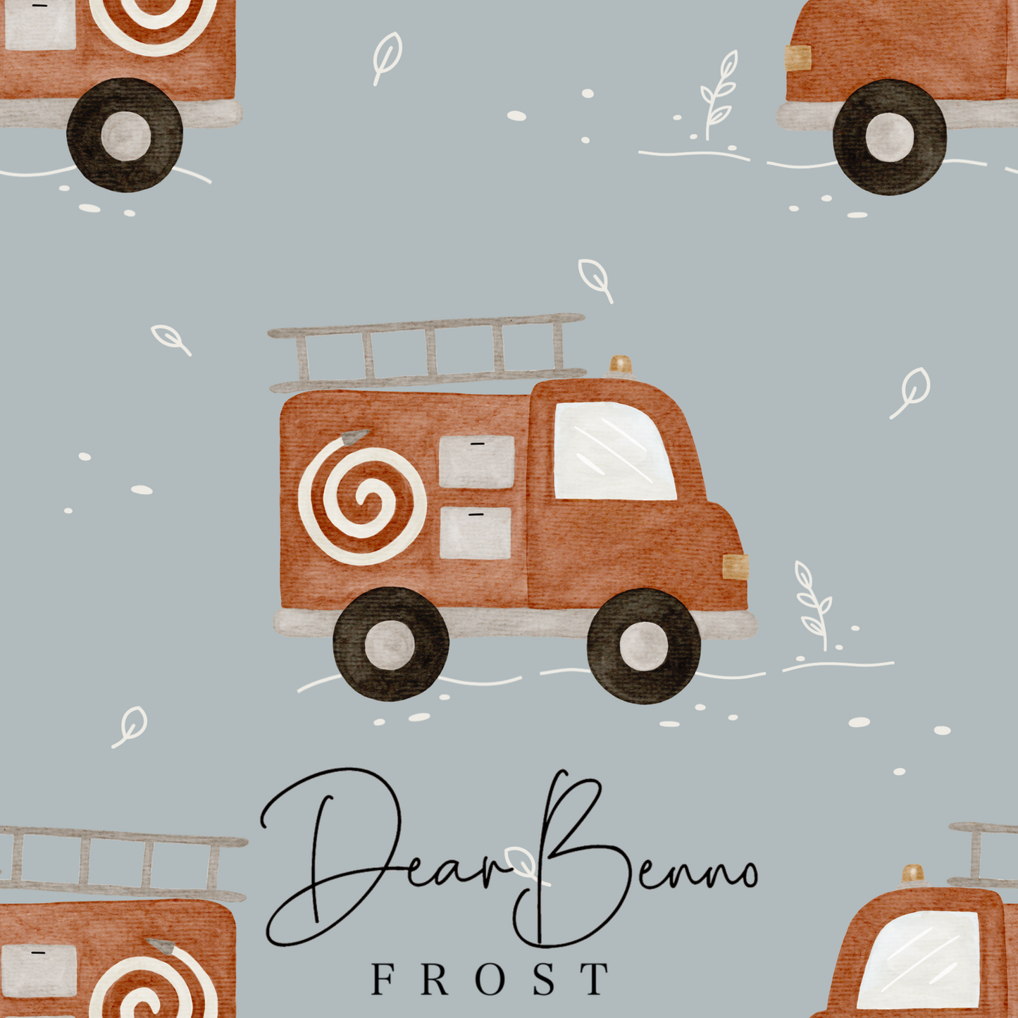 Fabric design "Fire Truck" not exclusive