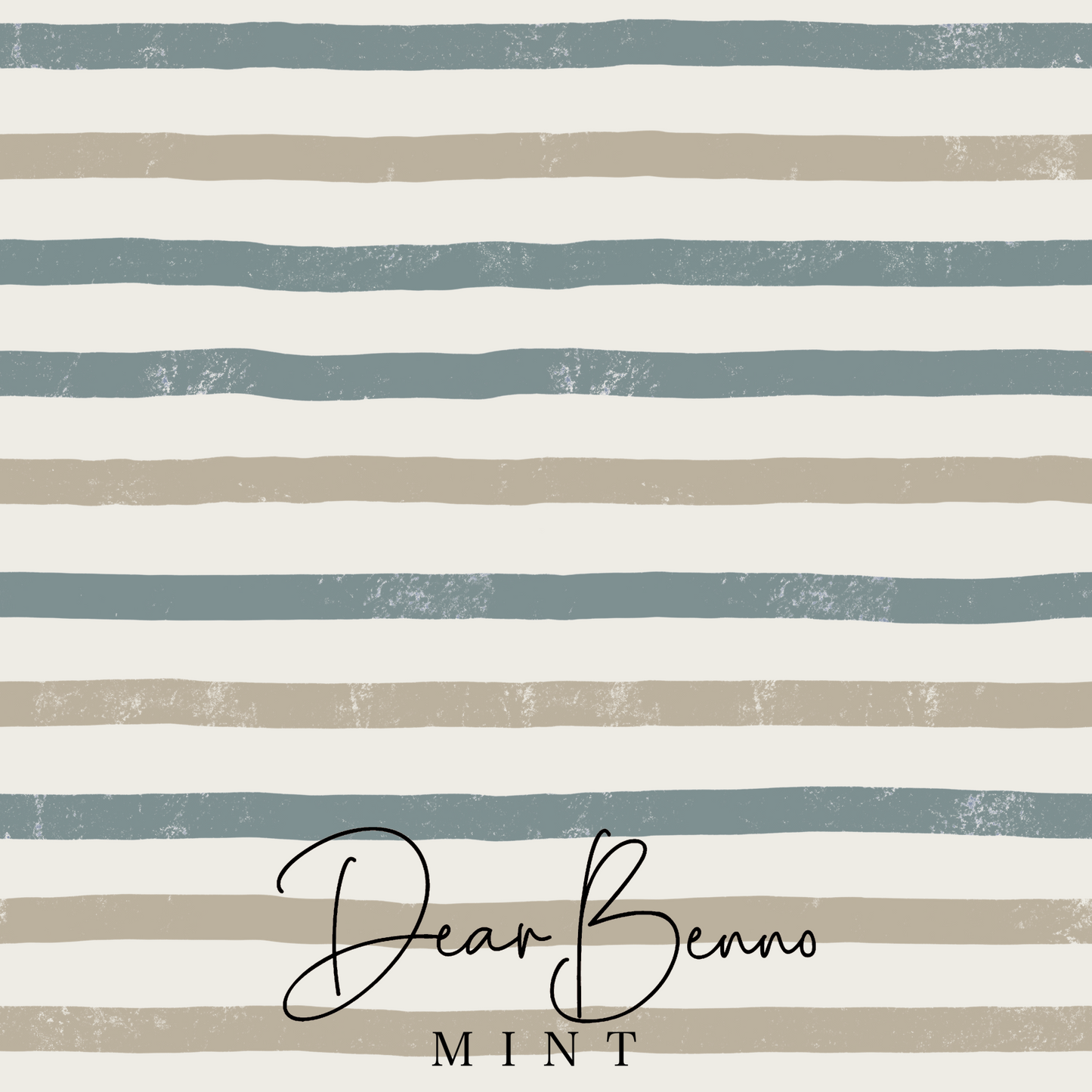 Combination design - Two Color Stripes on Cream